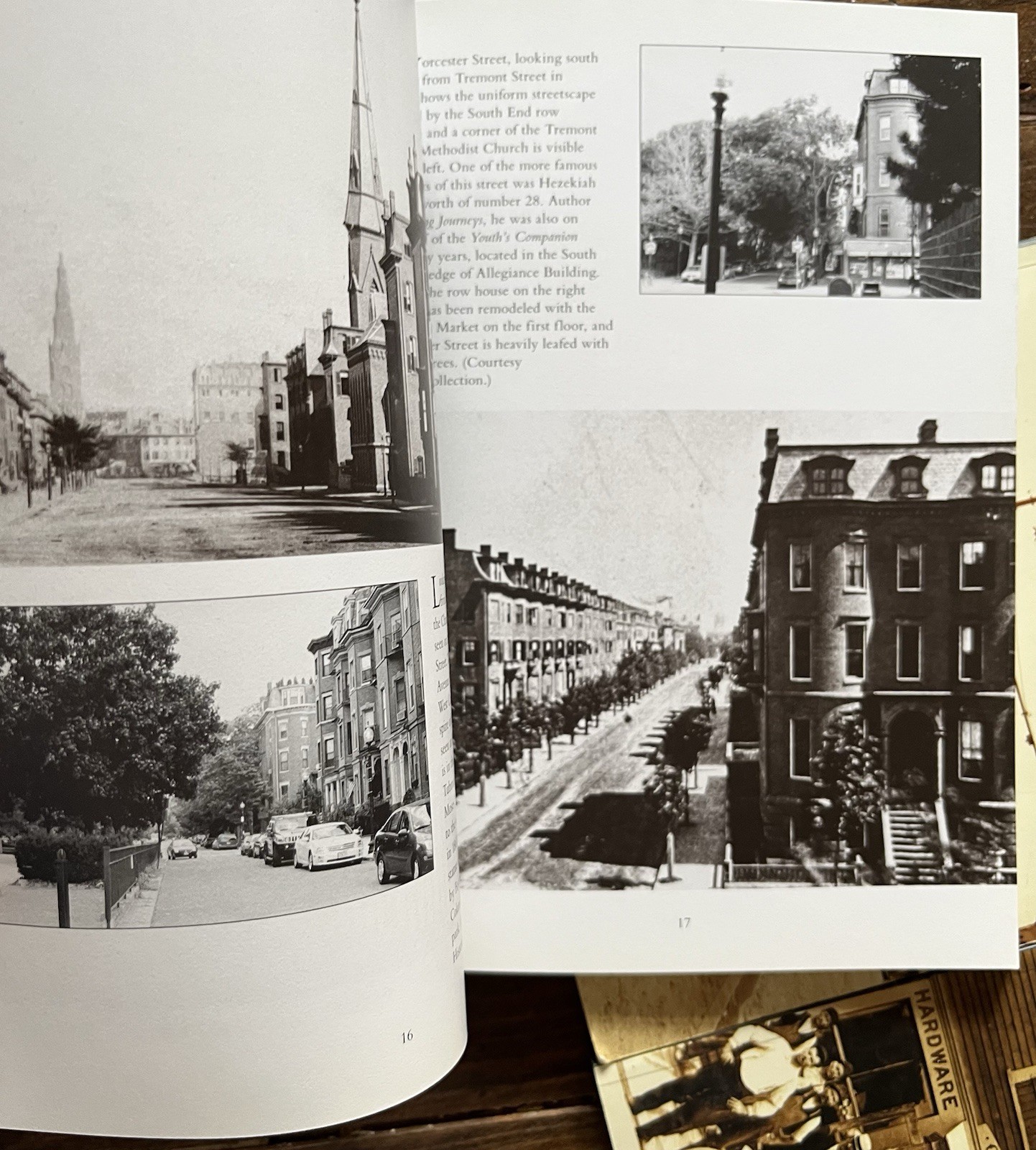 THEN AND NOW Books Lot: Boston’s South End Roxbury Dorchester Massachusetts MA