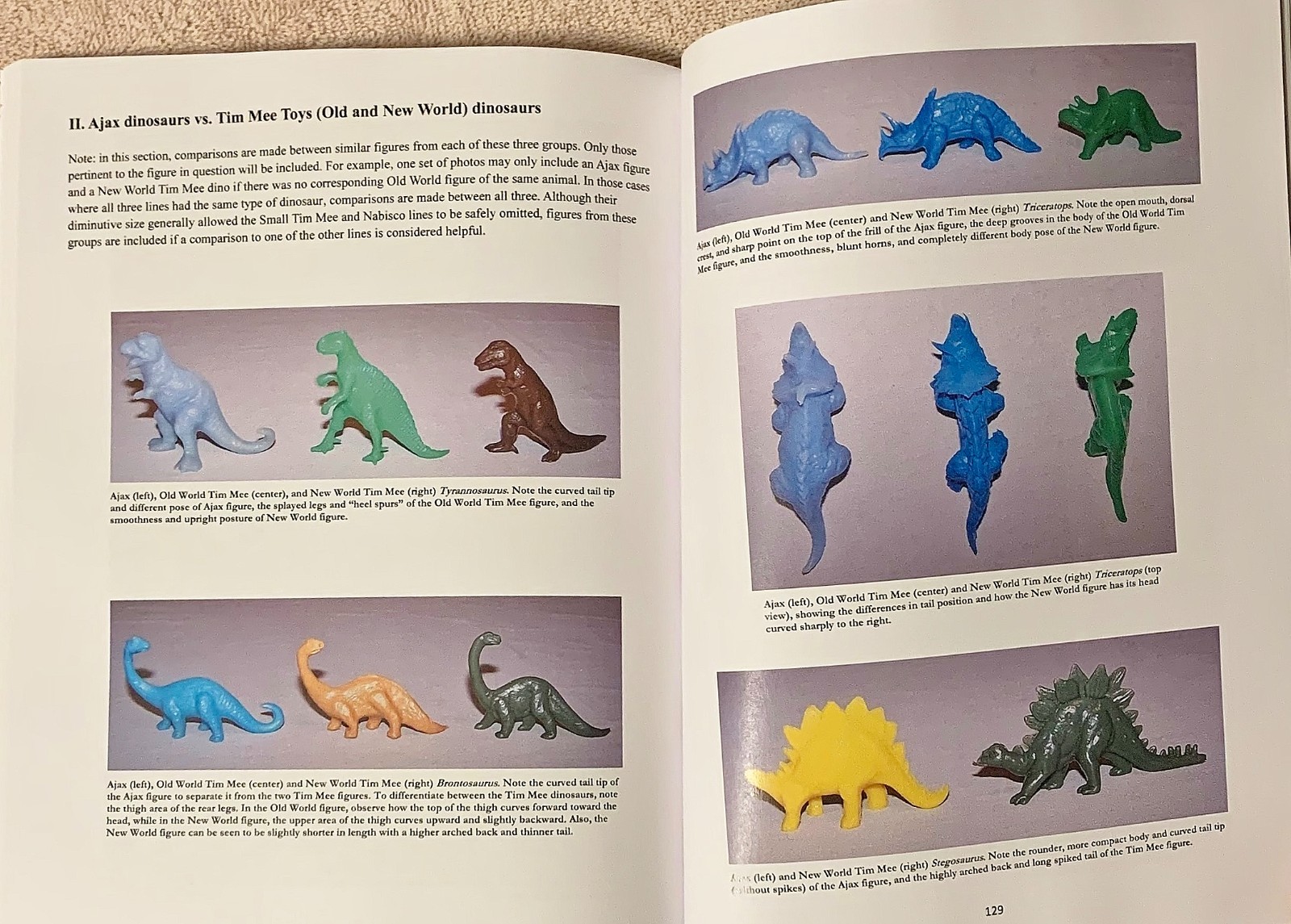 More Dinosaur Playsets & Figures Book Pfeiffer Prehistoric vintage Ajax TimMee