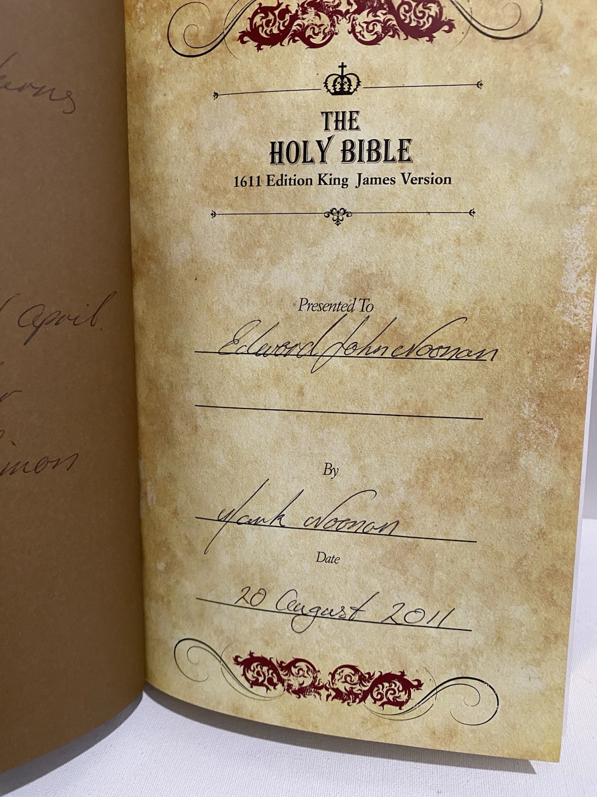Holy Bible 1611 King James Version Commemorative Edition 400th Edition In Box