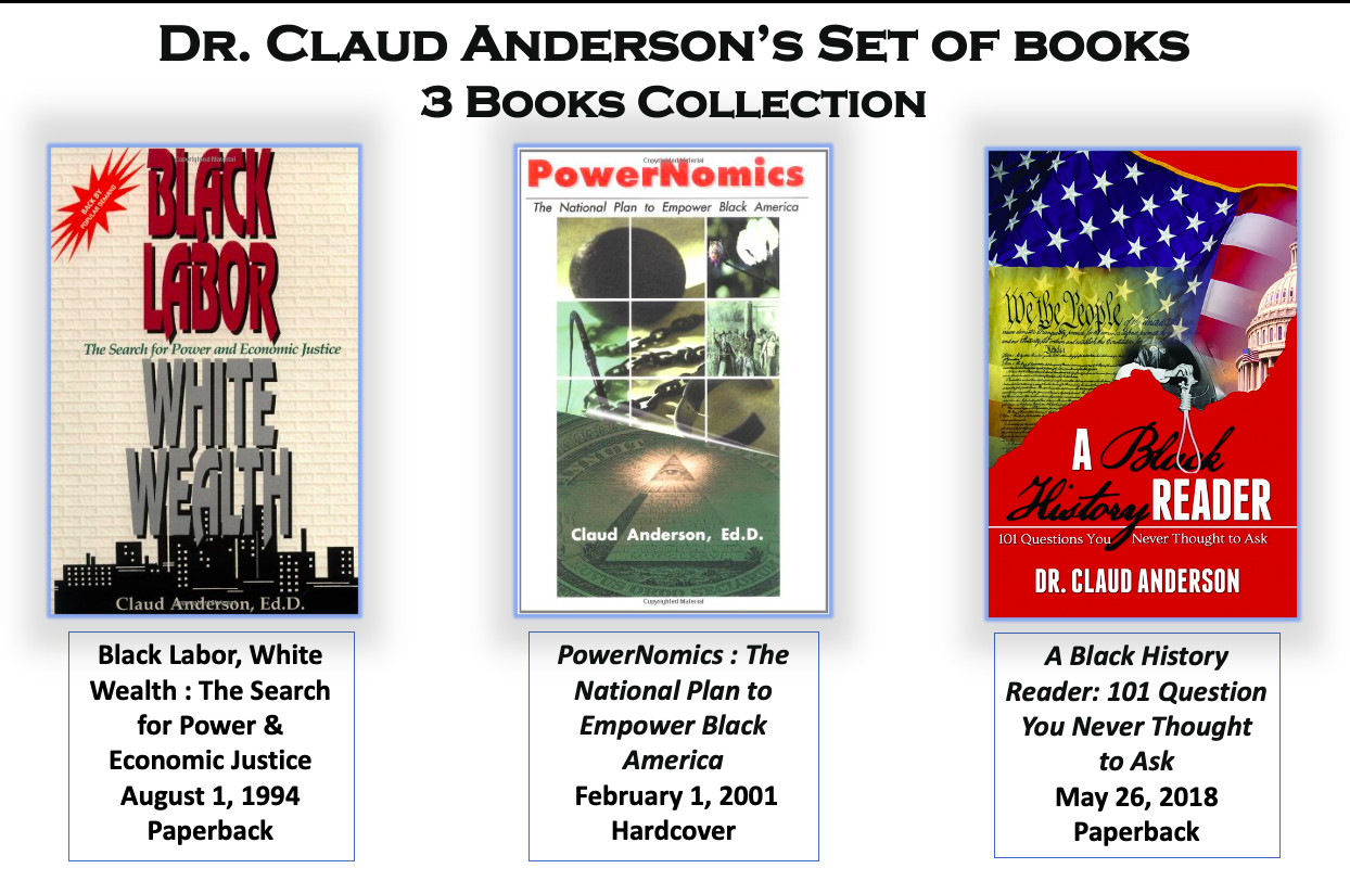 Dr. Claud Anderson’s 3 Books Solutions Pack