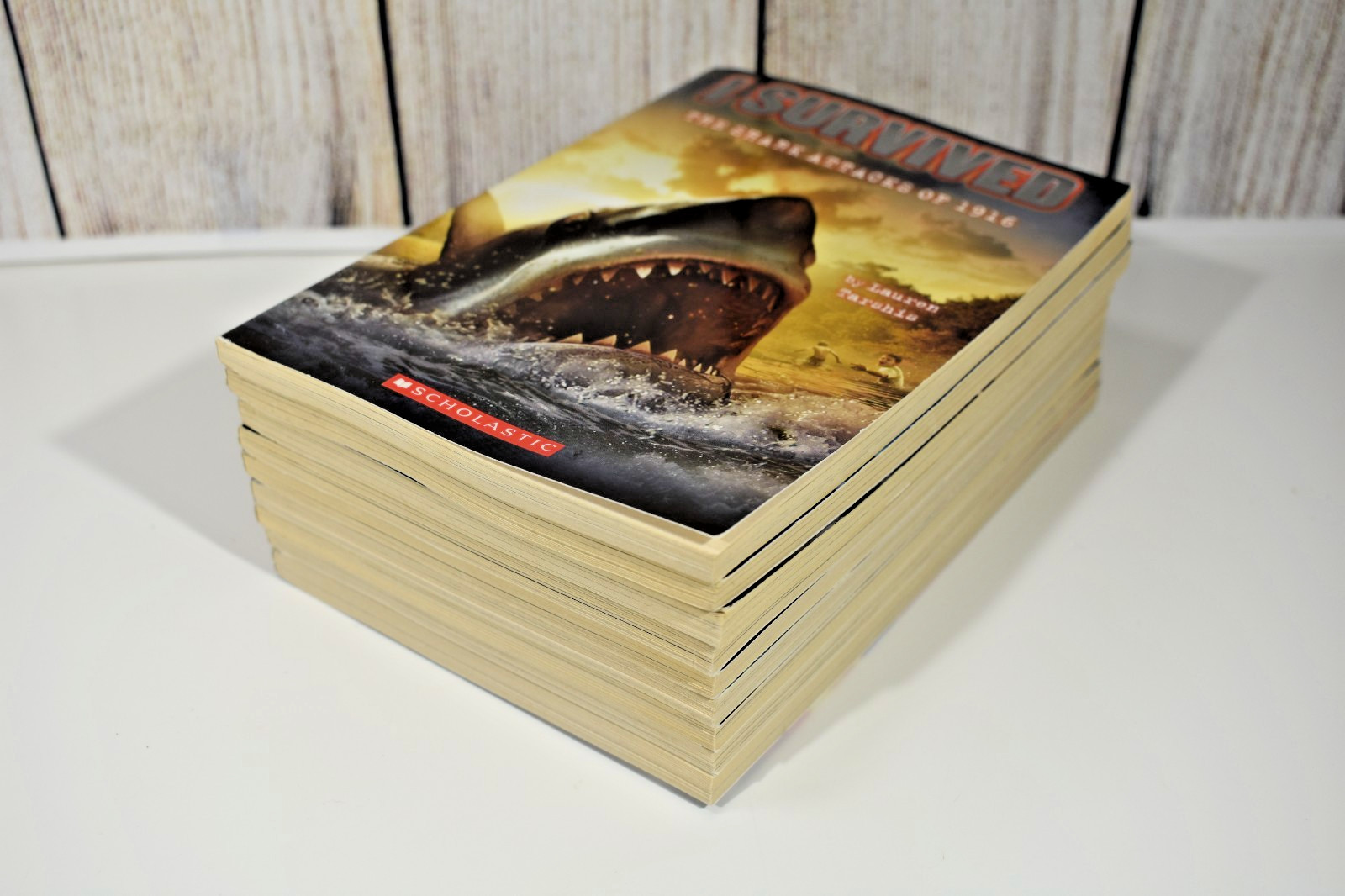 Lauren Tarshis “I Survived” Chapter Book Series Paperback – Gently Read Lot Of 9