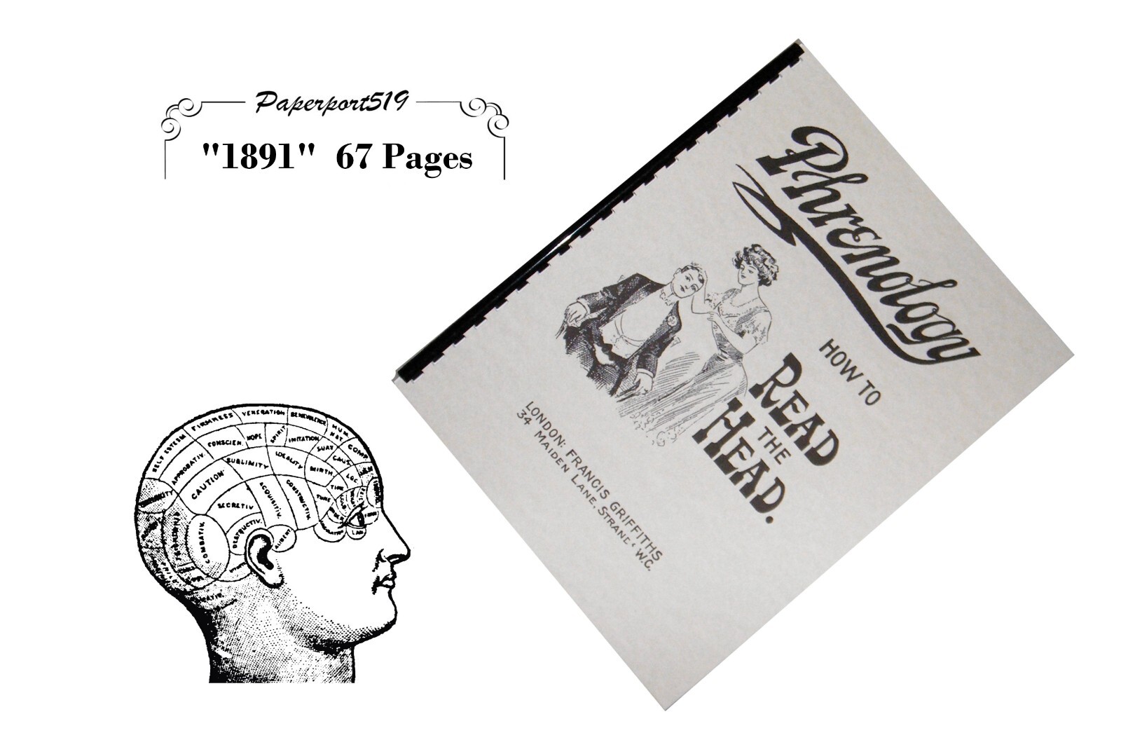 Phrenology How to Read The Head “1891” 67 Pages
