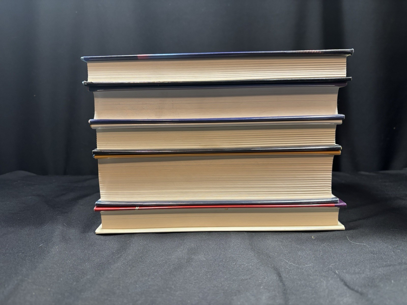 Lot of 5 Vintage Mystery Detective Fiction Hardcover Books Mylar Covers
