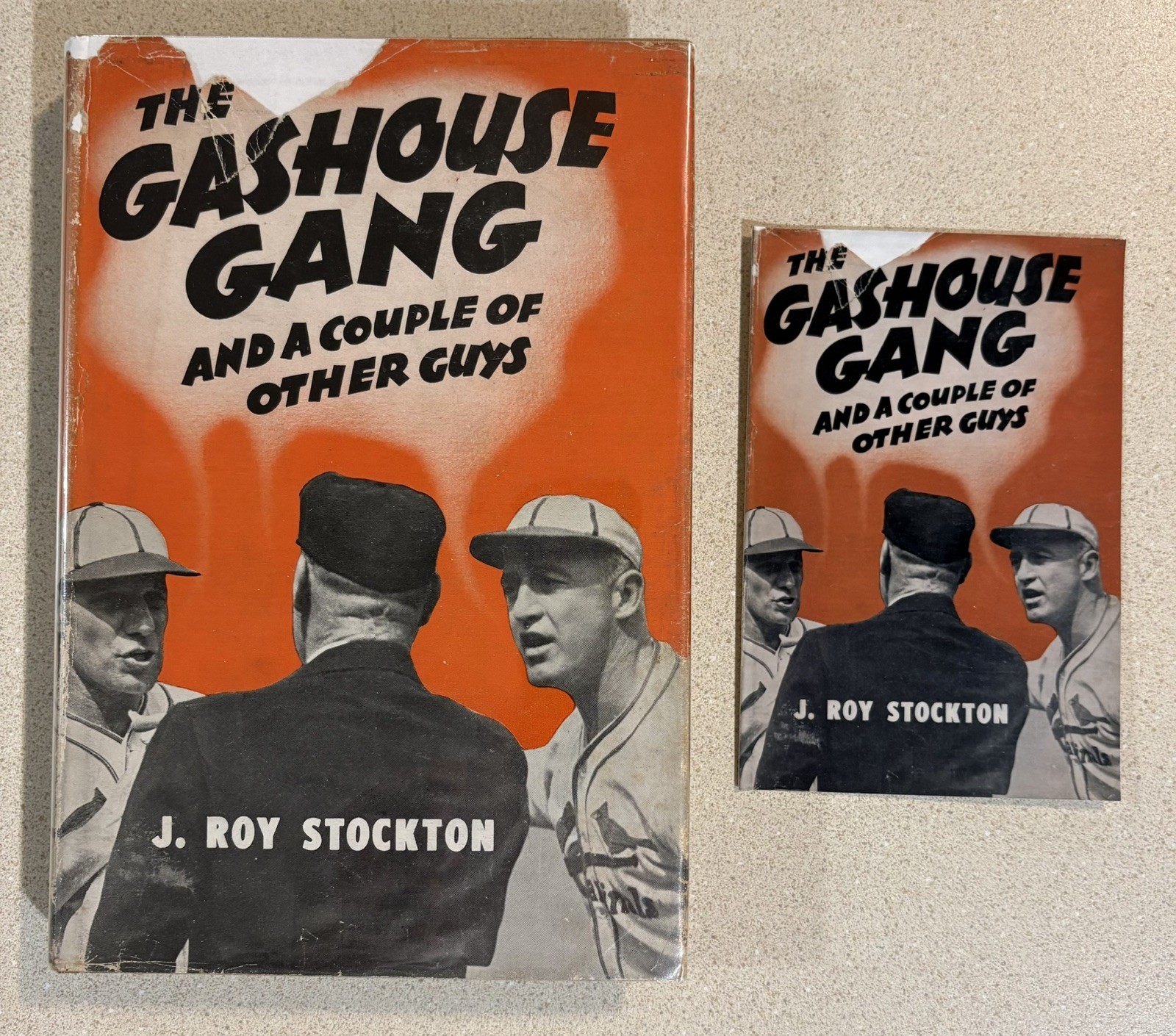 The Gashouse Gang St Louis Cardinals 1st ed 3rd p DJ HC 1945 Dizzy Dean