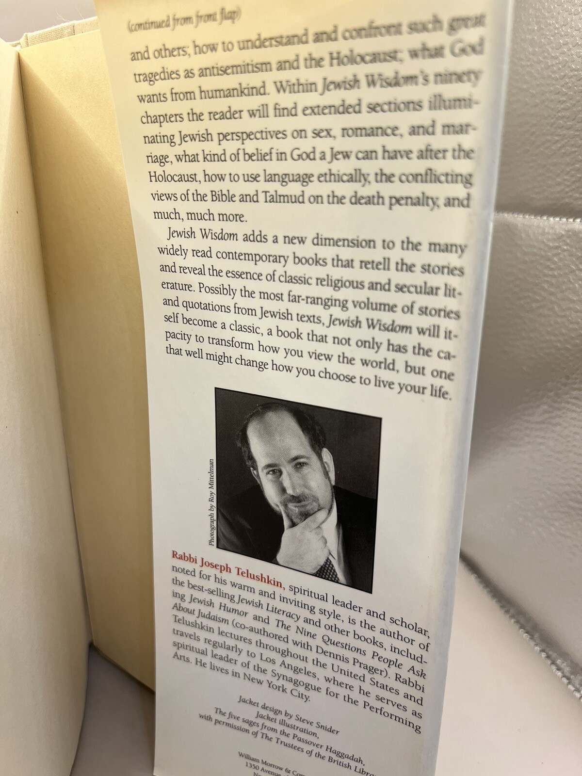 Jewish Wisdom Telushkin Hardcover