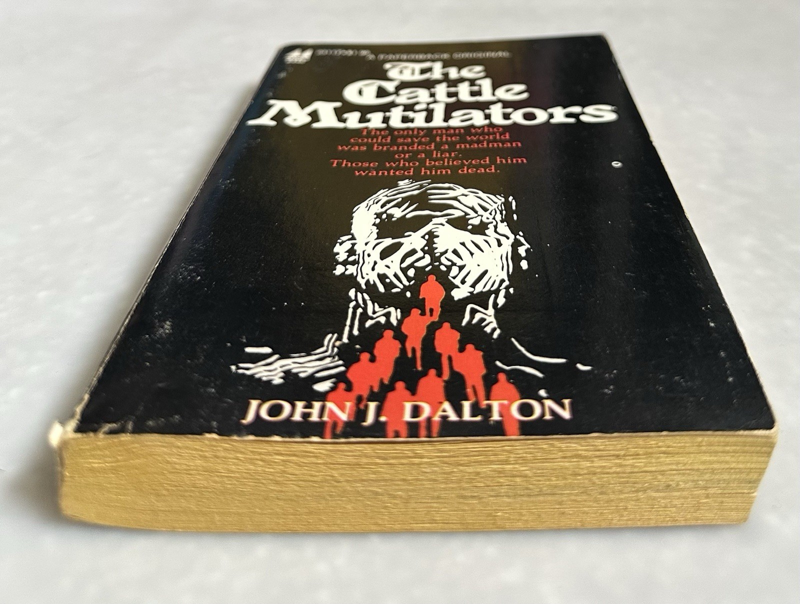 THE CATTLE MUTILATORS By John J Dalton *RARE* 1980 1st Print Horror/Thriller PB