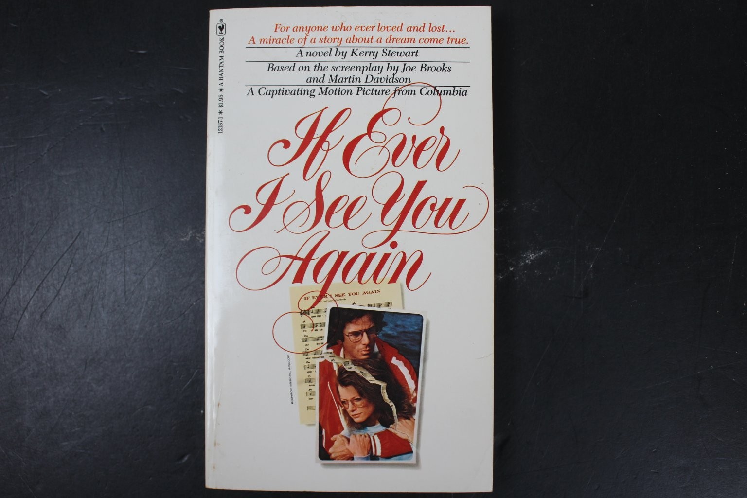 If Ever I See You Again Kerry Stewart 1978 2nd Printing Movie Tie-In Romance PB