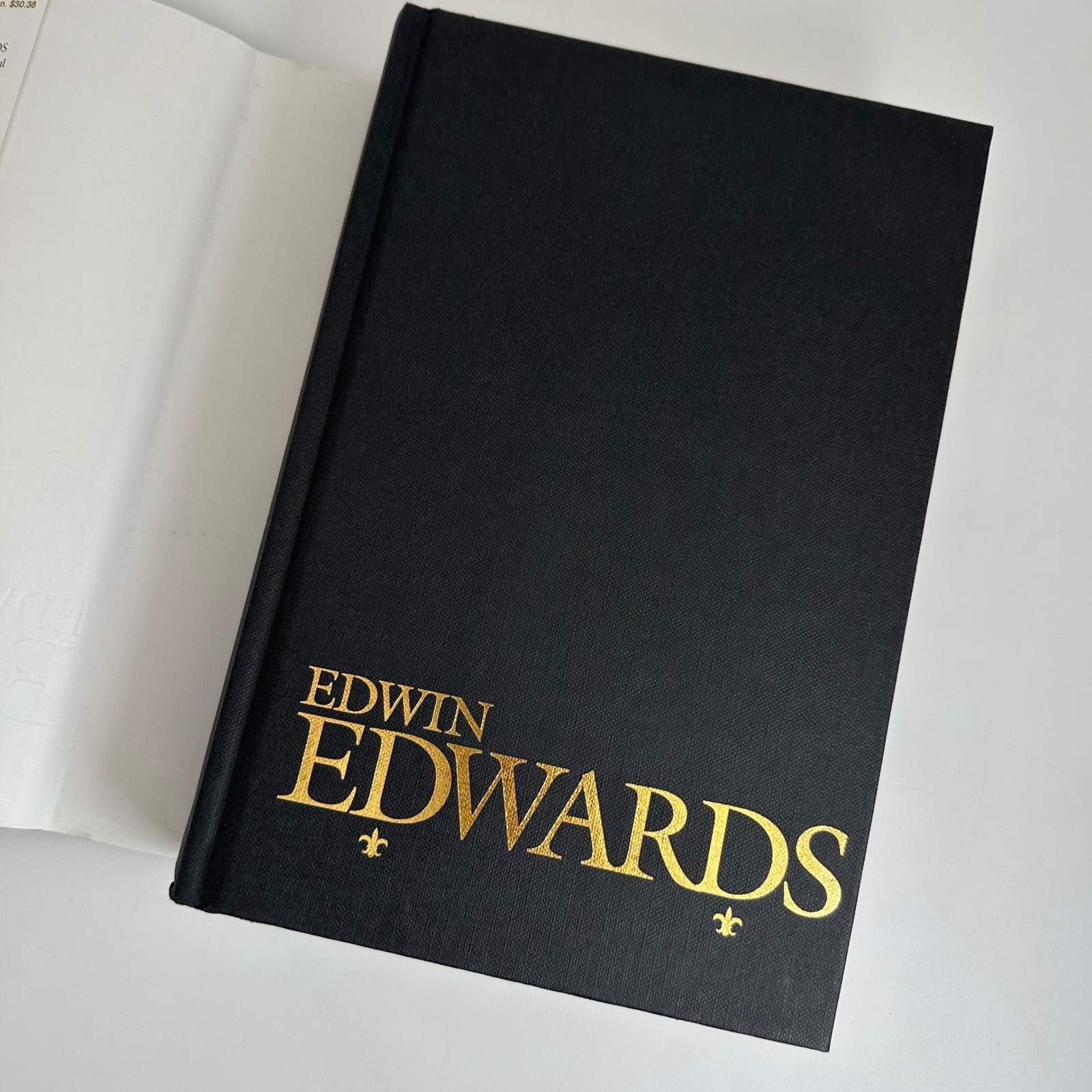 The Lisburn Press Edwin Edwards Biography Leo Honeycutt Signed Hardcover Black