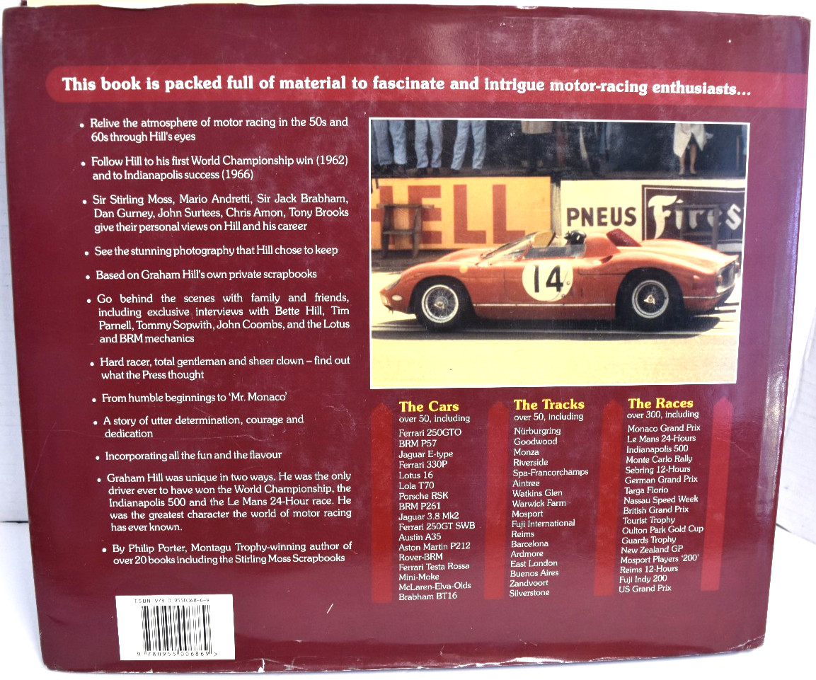 Graham Hill Scrapbook 1929 -1966 by Philip Porter 2007 *GOOD*