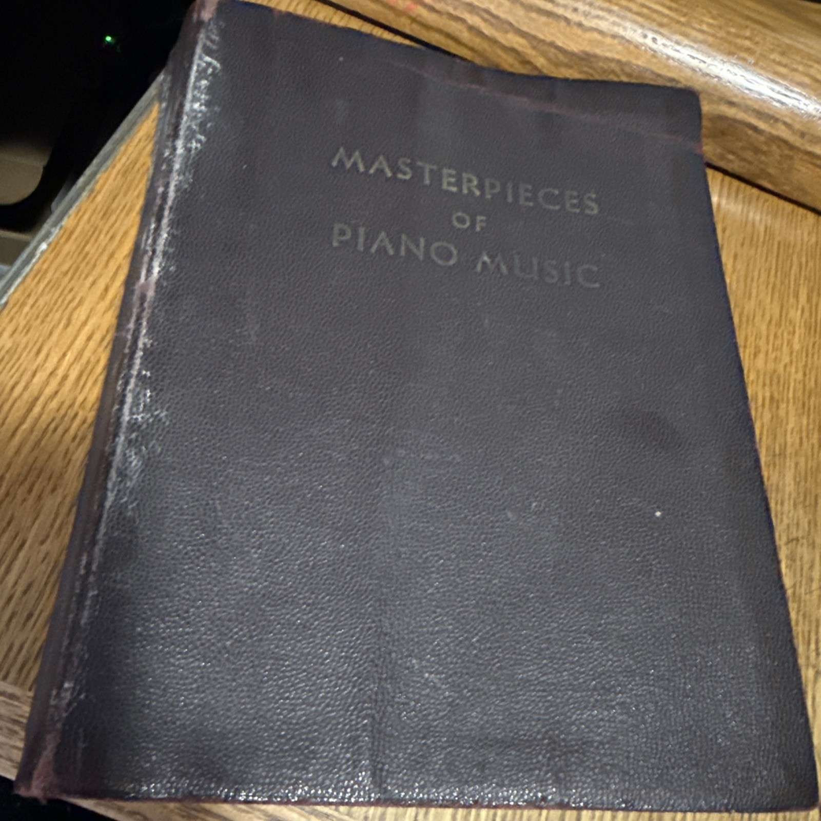 MASTERPIECES OF PIANO MUSIC – Albert E.Wier 1918. Some age wear