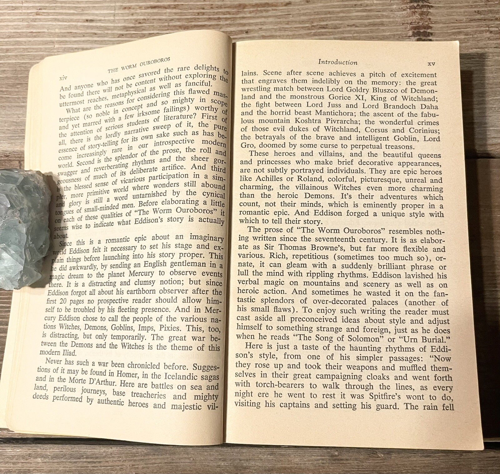 E.R. Eddison “The Worm Ouroboros” ~ Ballantine First Print 1967 Rare