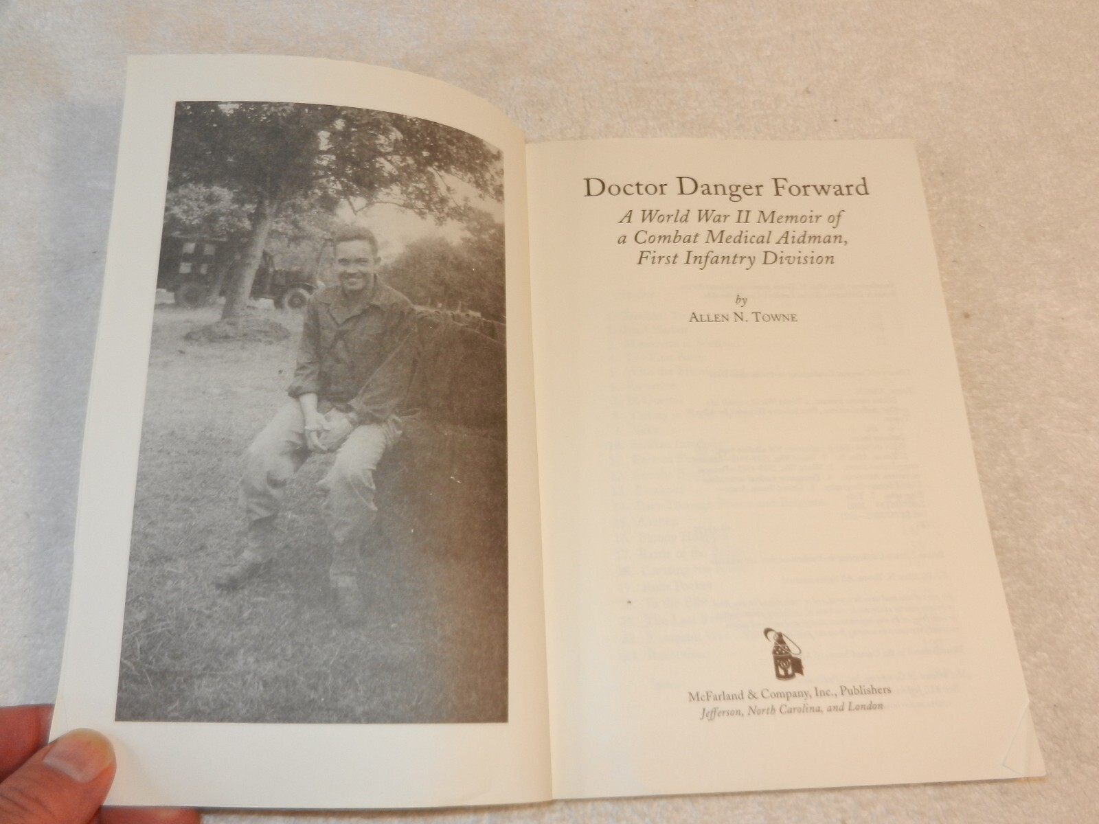 WW II 1942-45 1st division 18th Infantry Medic “DOCTOR DANGER FORWARD”