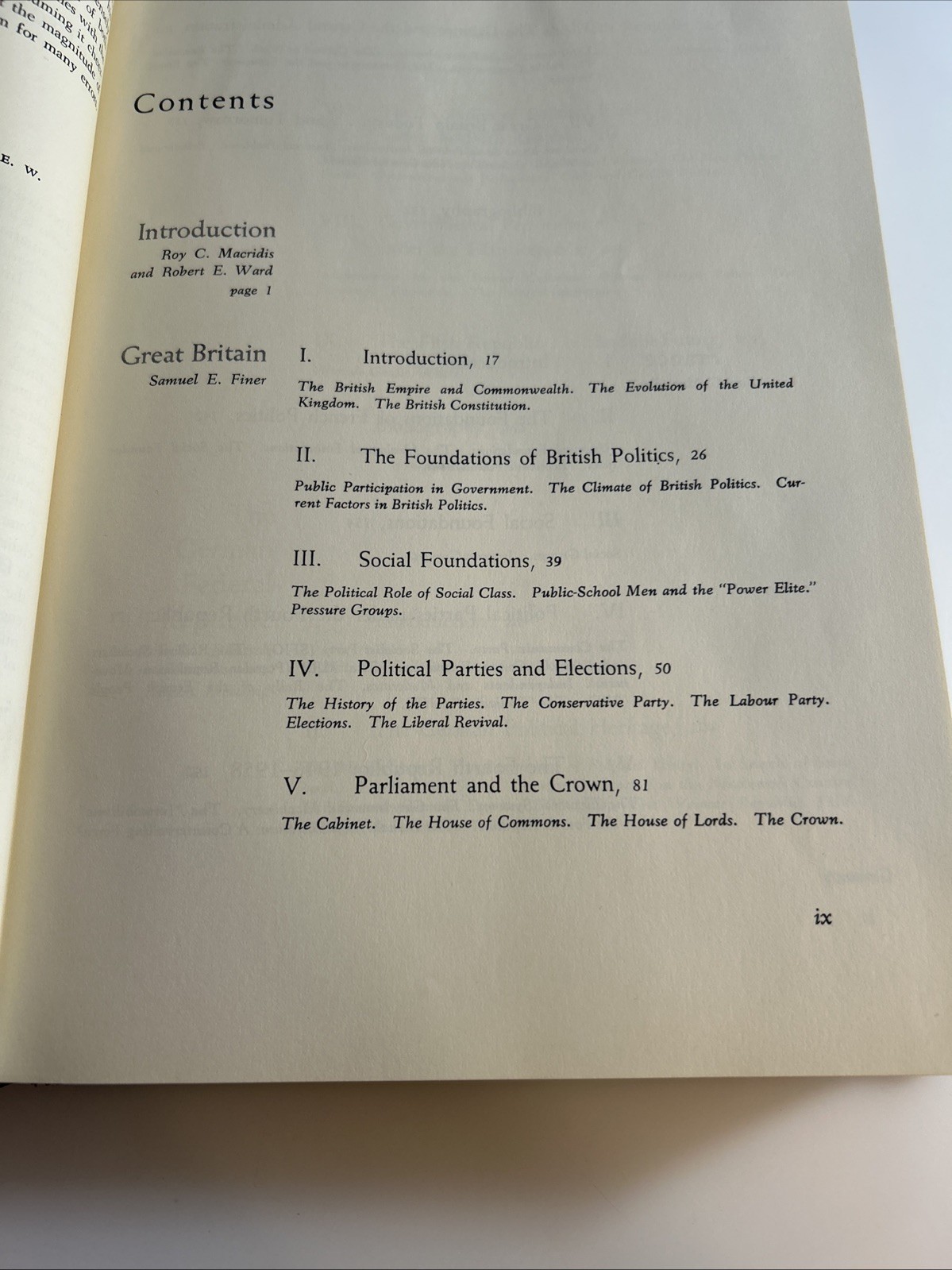 Modern Political Systems: Europe. Editors Macridis/Ward 2nd Print 1963 HC sldj