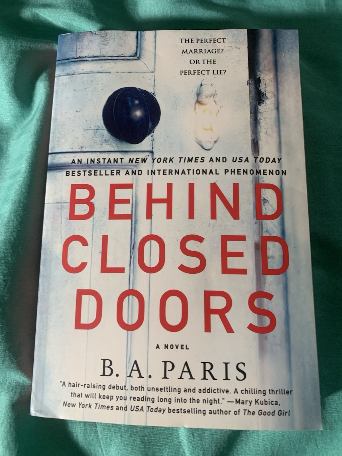 Behind Closed Doors B A Paris Like New Trade Paperback