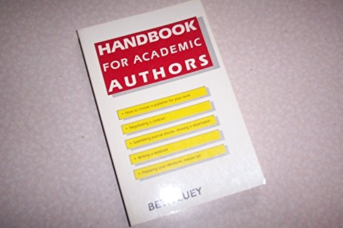 Handbook for Academic Authors by Luey, Beth