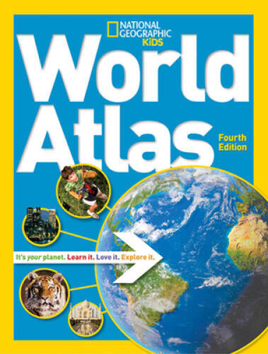 National Geographic Kids World Atlas – Hardcover – VERY GOOD