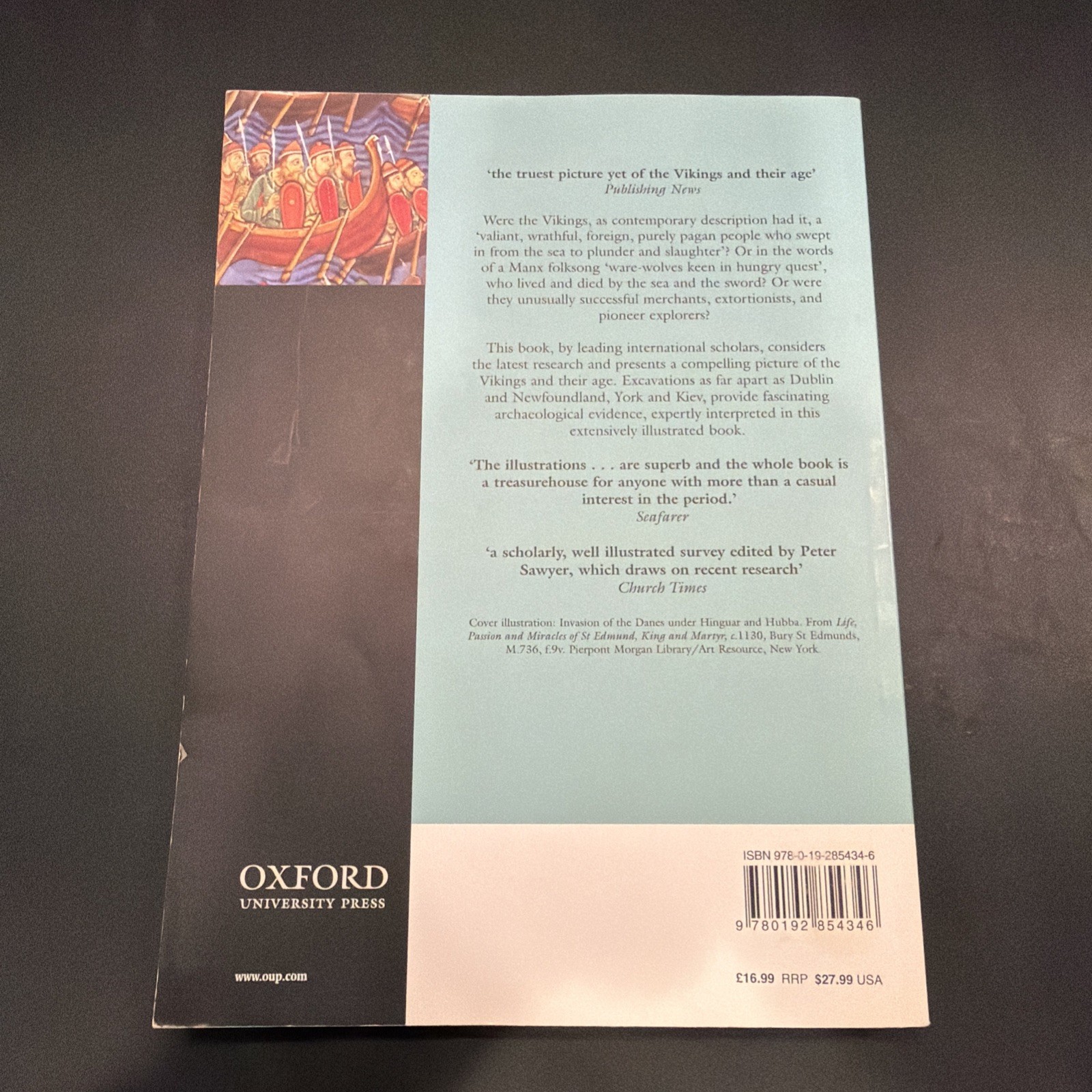 Oxford Illustrated History of the Vikings by Peter Sawyer (2001, Uk-Trade Paper)