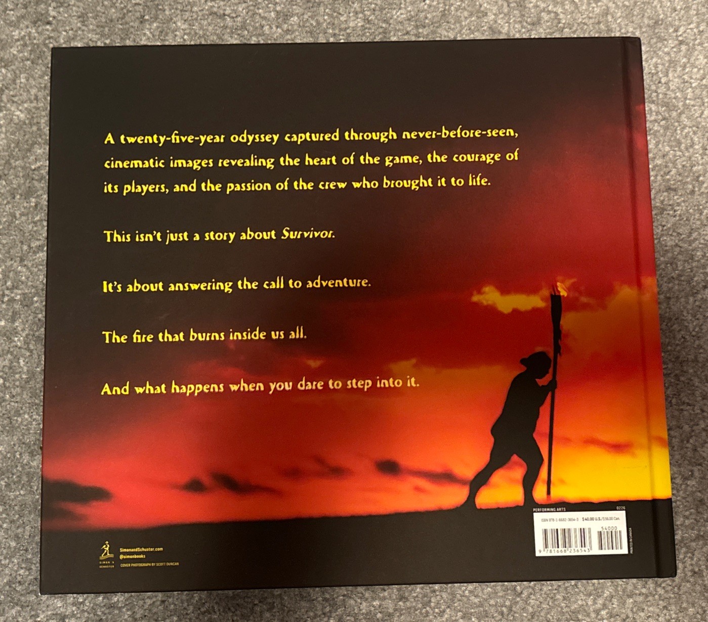 AUTOGRAPHED – “Survivor-Forged By Fire” by Jeff Probst – Barnes and Noble