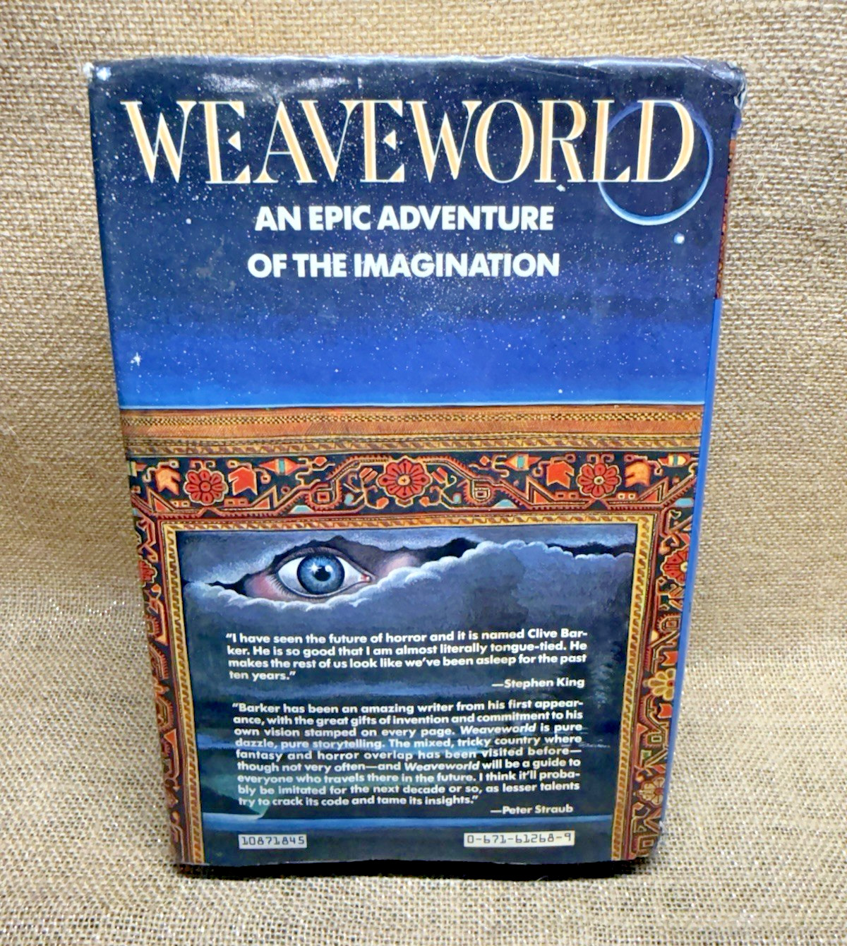 Weaveworld-Clive Barker First Edition / 1st Printing 1987 – HC DJ