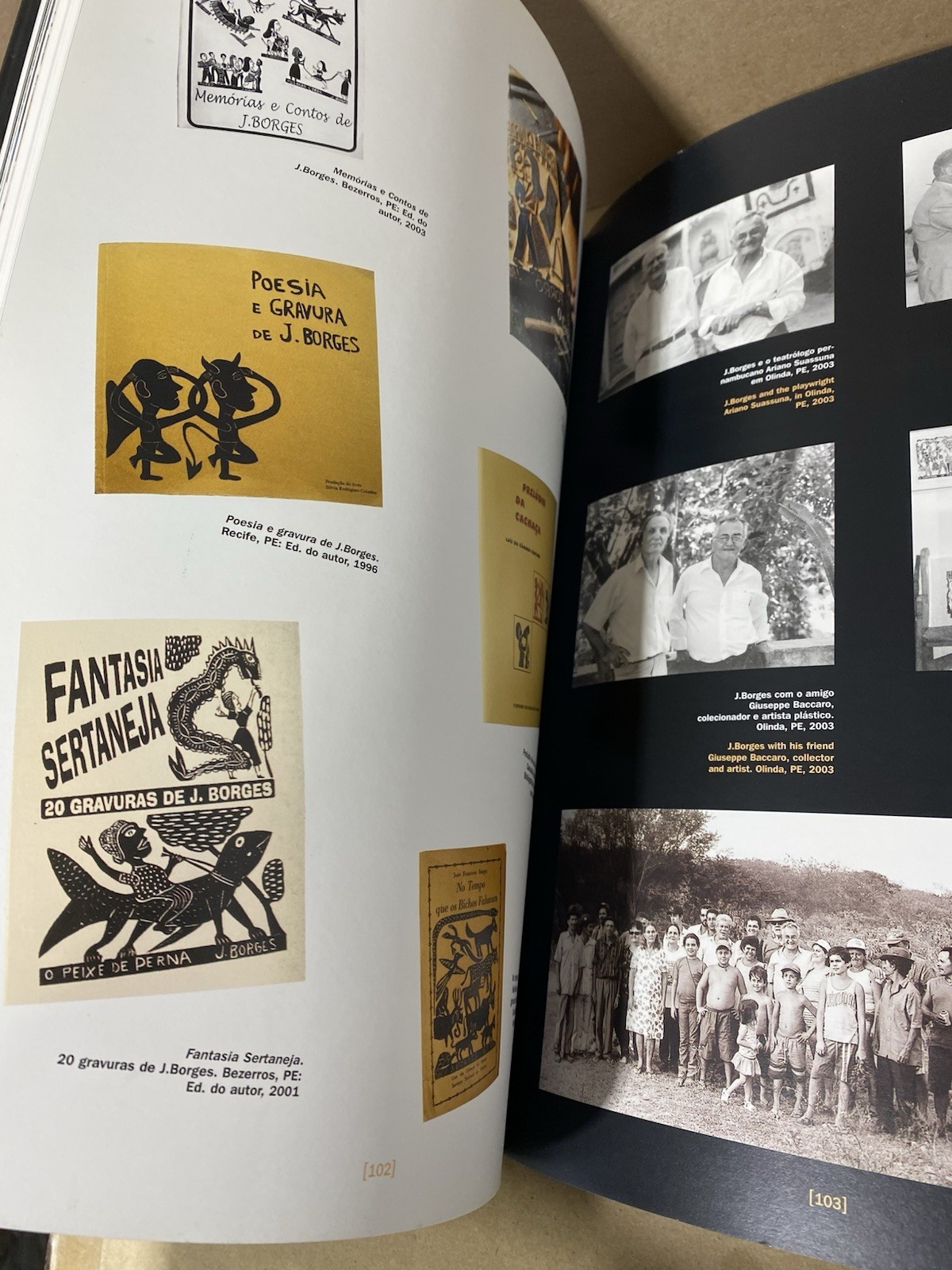 Art Book Jose Francisco Borges Paperback 12.75×8.75 Inches Brazil 104 Pages 2004