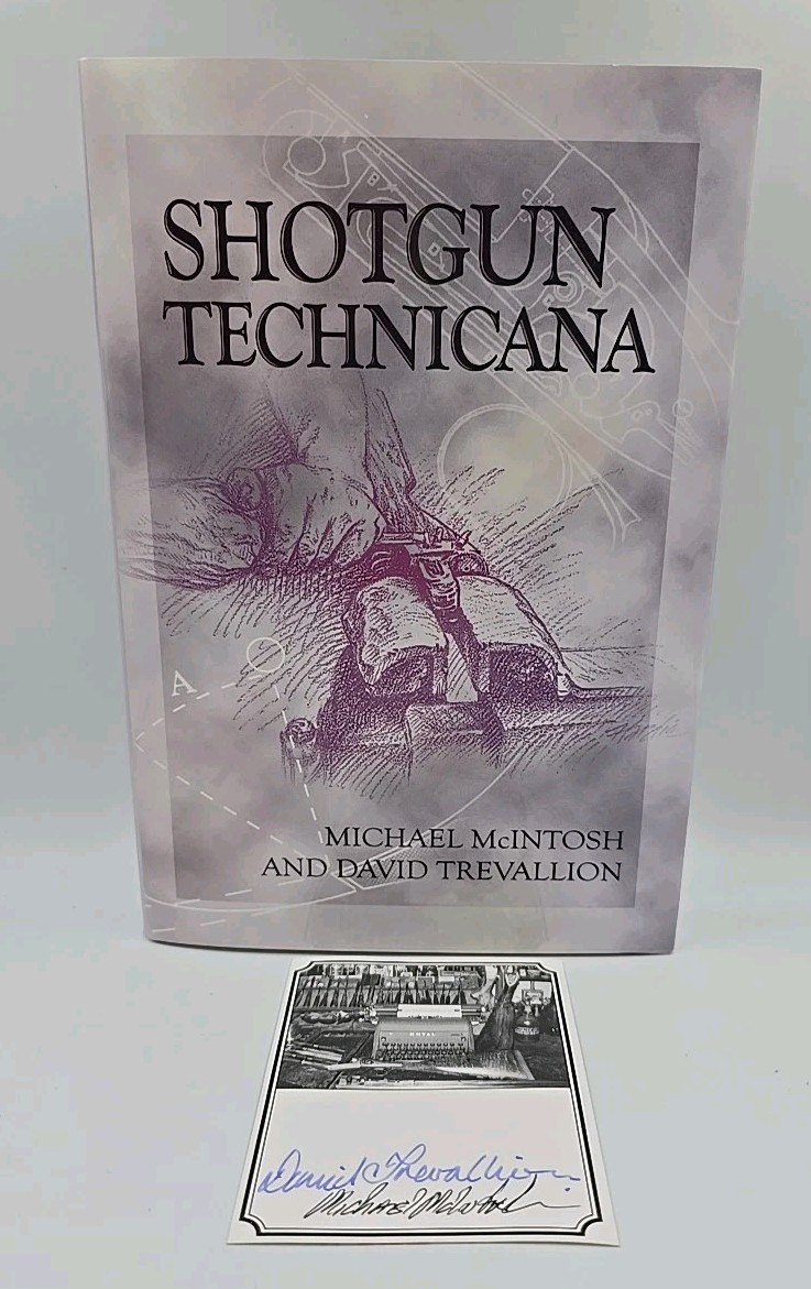 Shotgun Technicana by Michael McIntosh David Trevallion Signed Bookplate