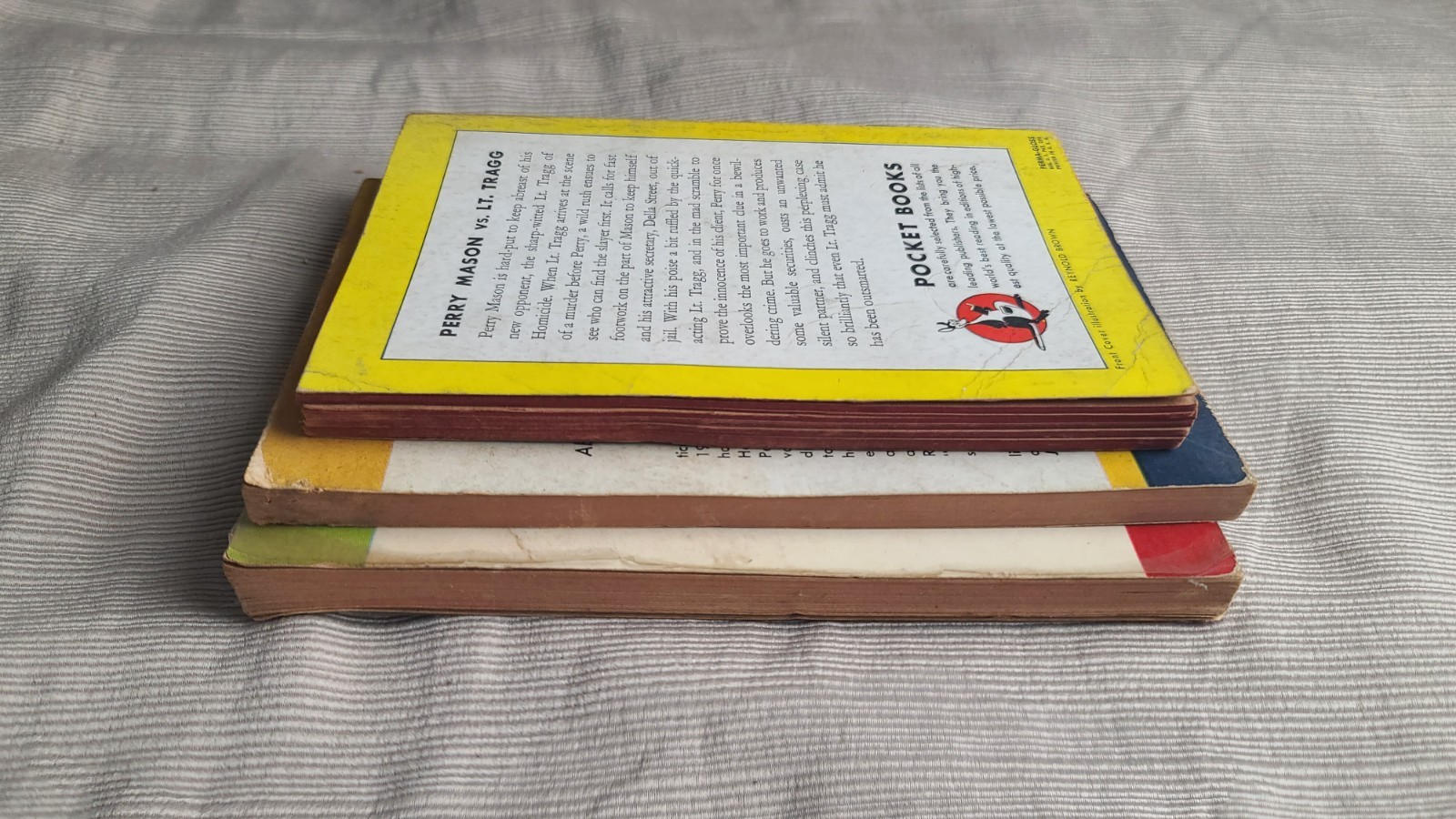 Collection of 1940s pocket paperback books – vintage mystery stories
