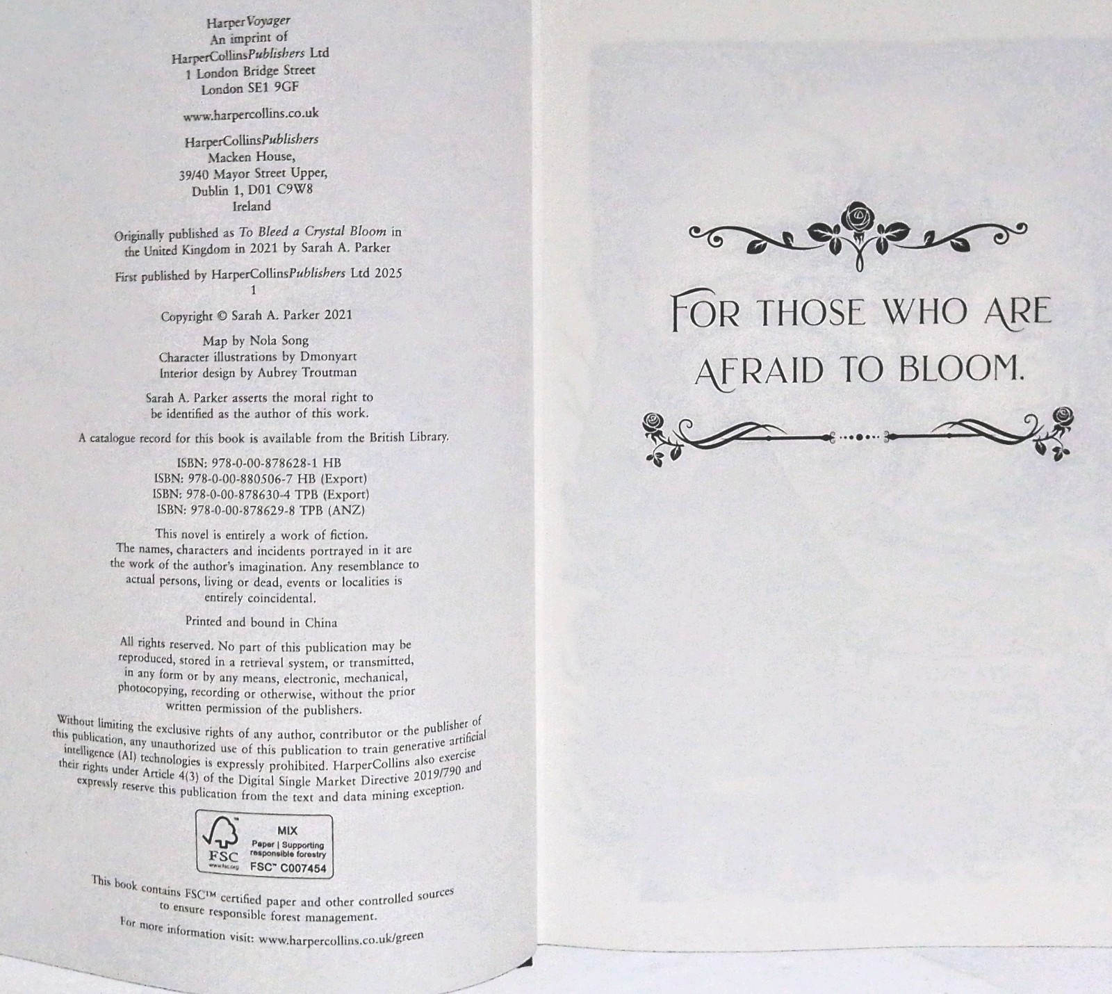 Fourth Wing Katabasis To Bleed a Crystal Bloom 3 Fantasy Hardcover Books New