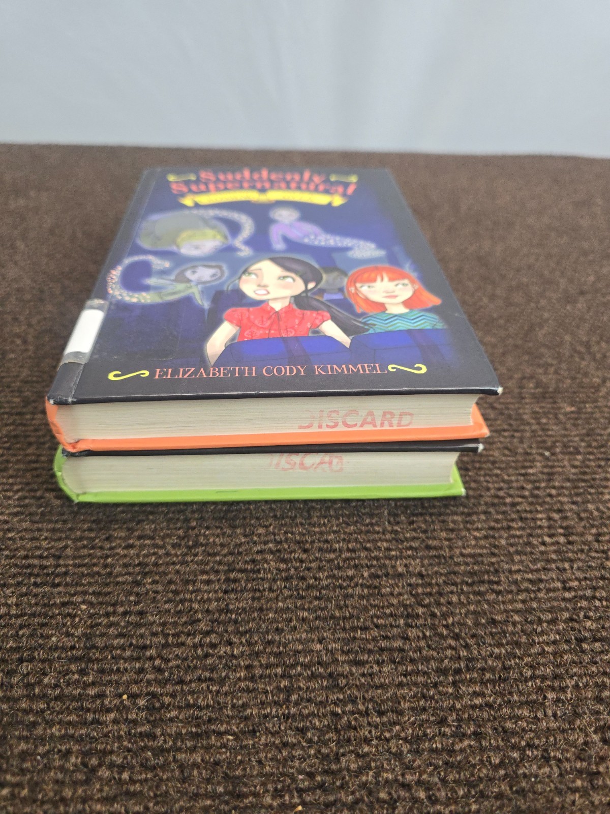 Elizabeth Cody Kimmel Book Lot of 2 Suddenly Supernatural HC Ex Library