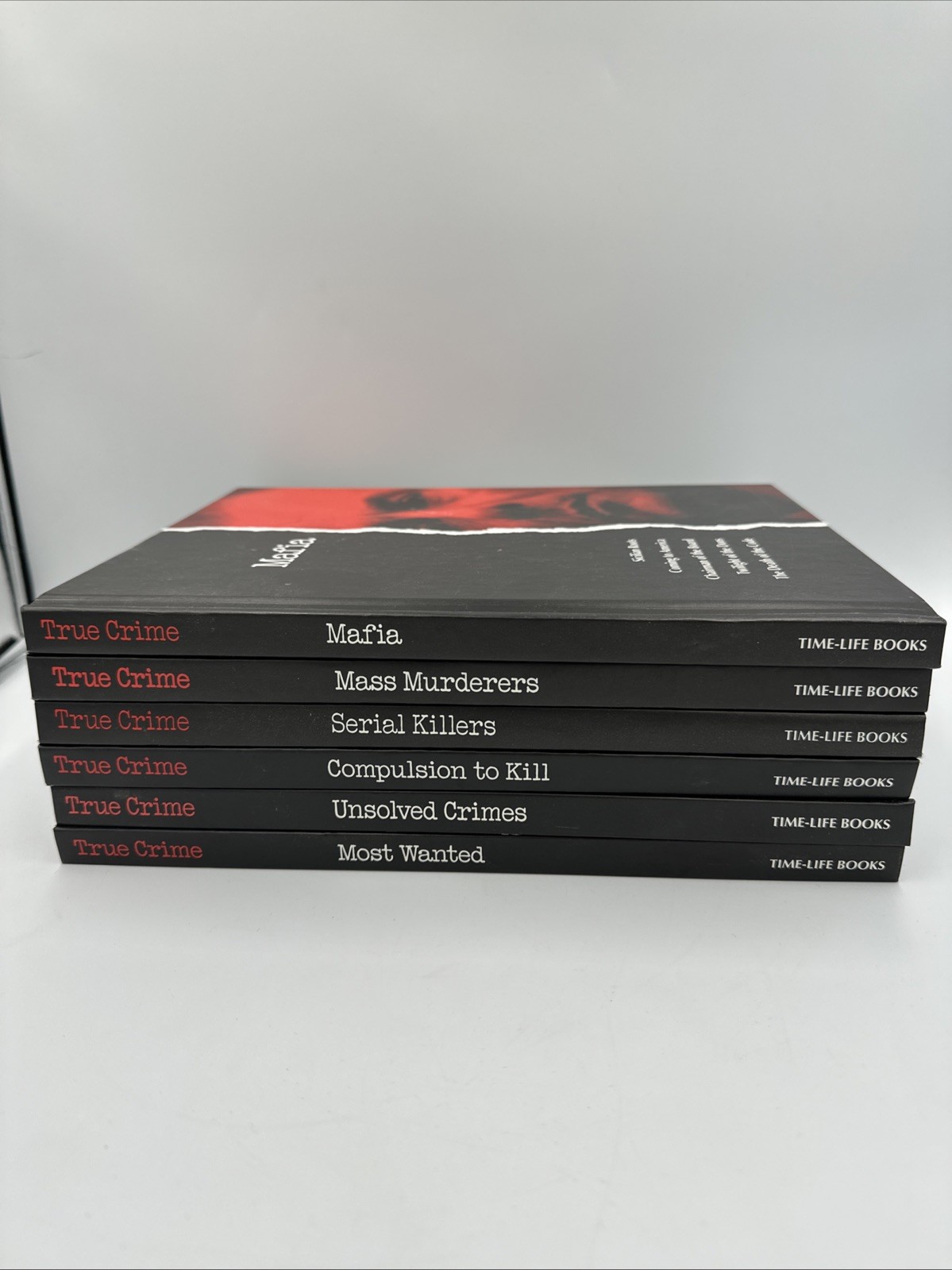 Time-Life Books True Crime Complete Set Of 6 Books Murders, Killers, Mafia, Etc
