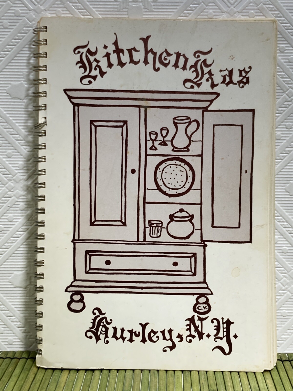 Vintage Cookbook Kitchen Kas Hurley New York 1976 Hurley Patentee Manor