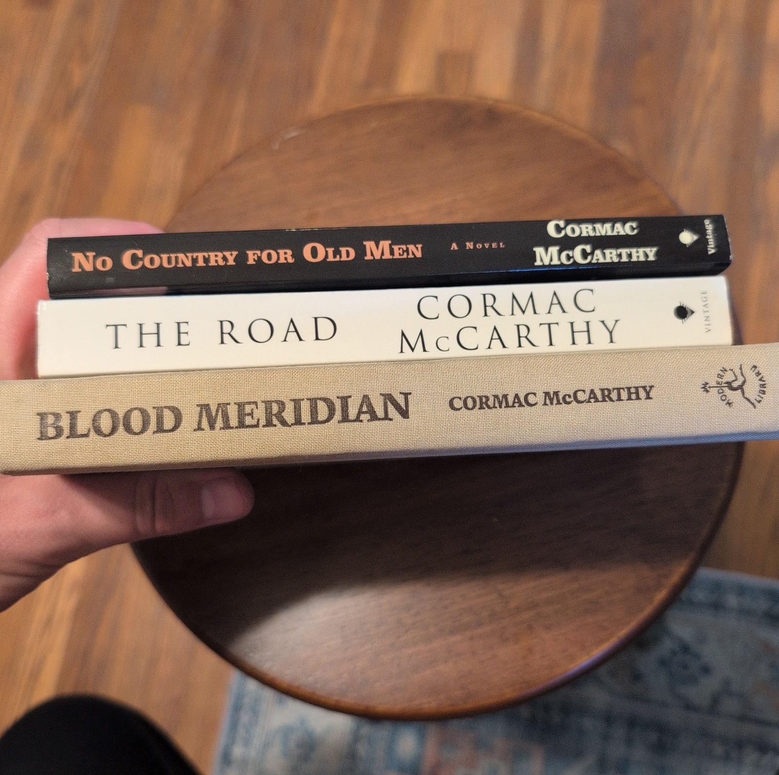 Cormac McCarthy 3 Book lot: Blood Meridian, The Road, No Country For Old Men