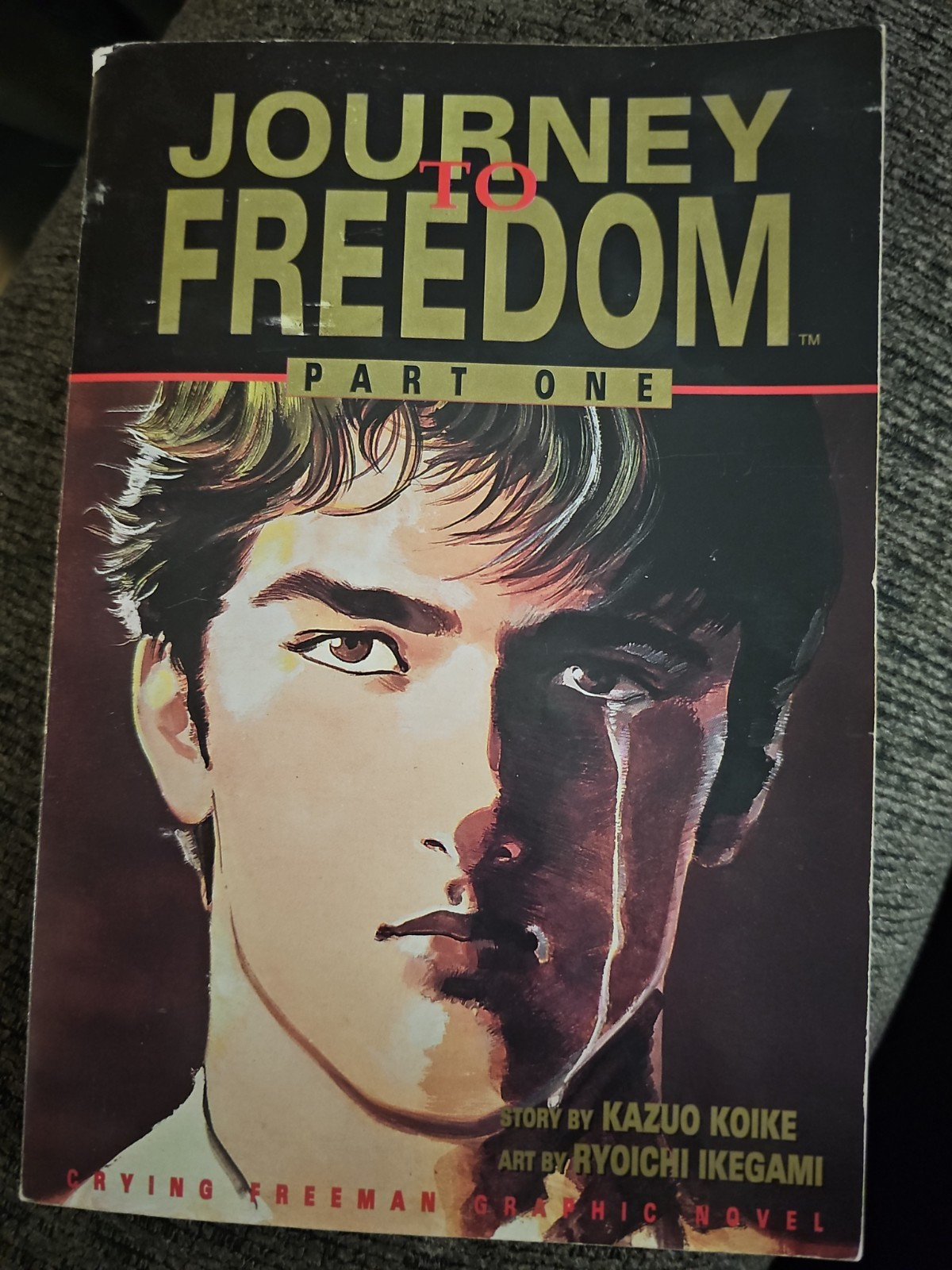 Crying Freeman Journey to Freedom by Kazuo Koike 1994 Manga Paperback Comic