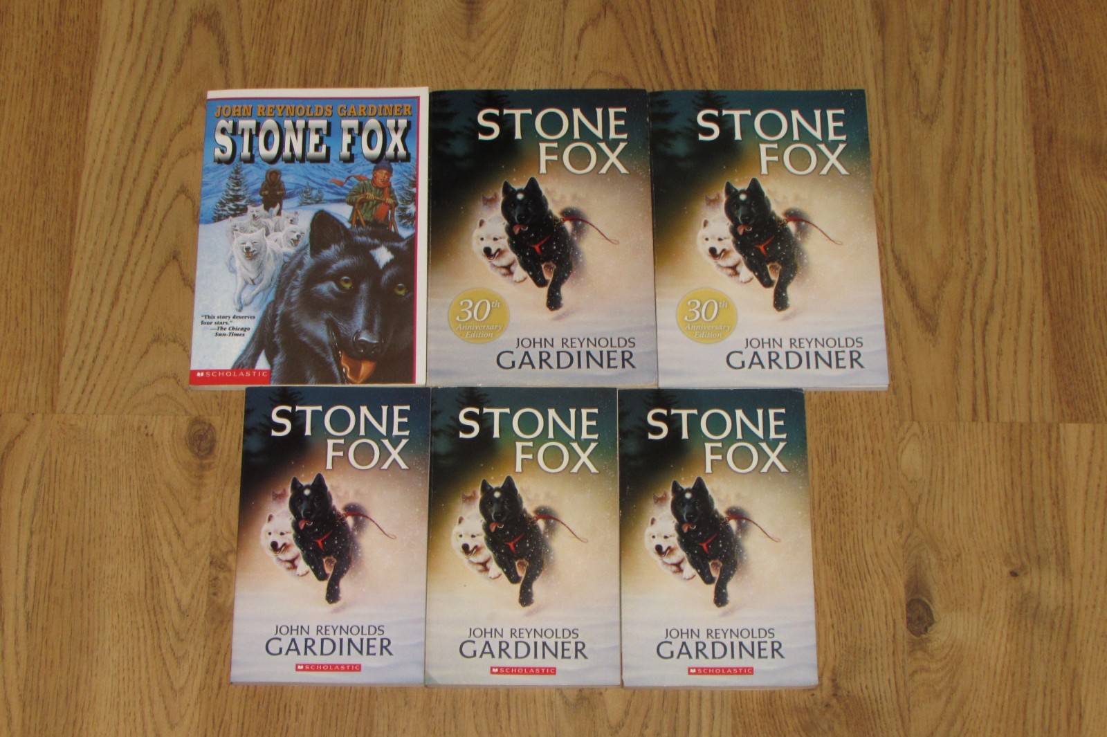 6 STONE FOX John Reynolds Gardiner GUIDED READING Book Lot