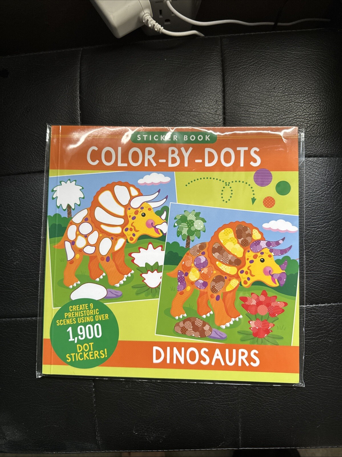 Color-By-Dots Sticker Book – Dinosaurs (Use Over 1,900 Dot Stickers (Paperback)