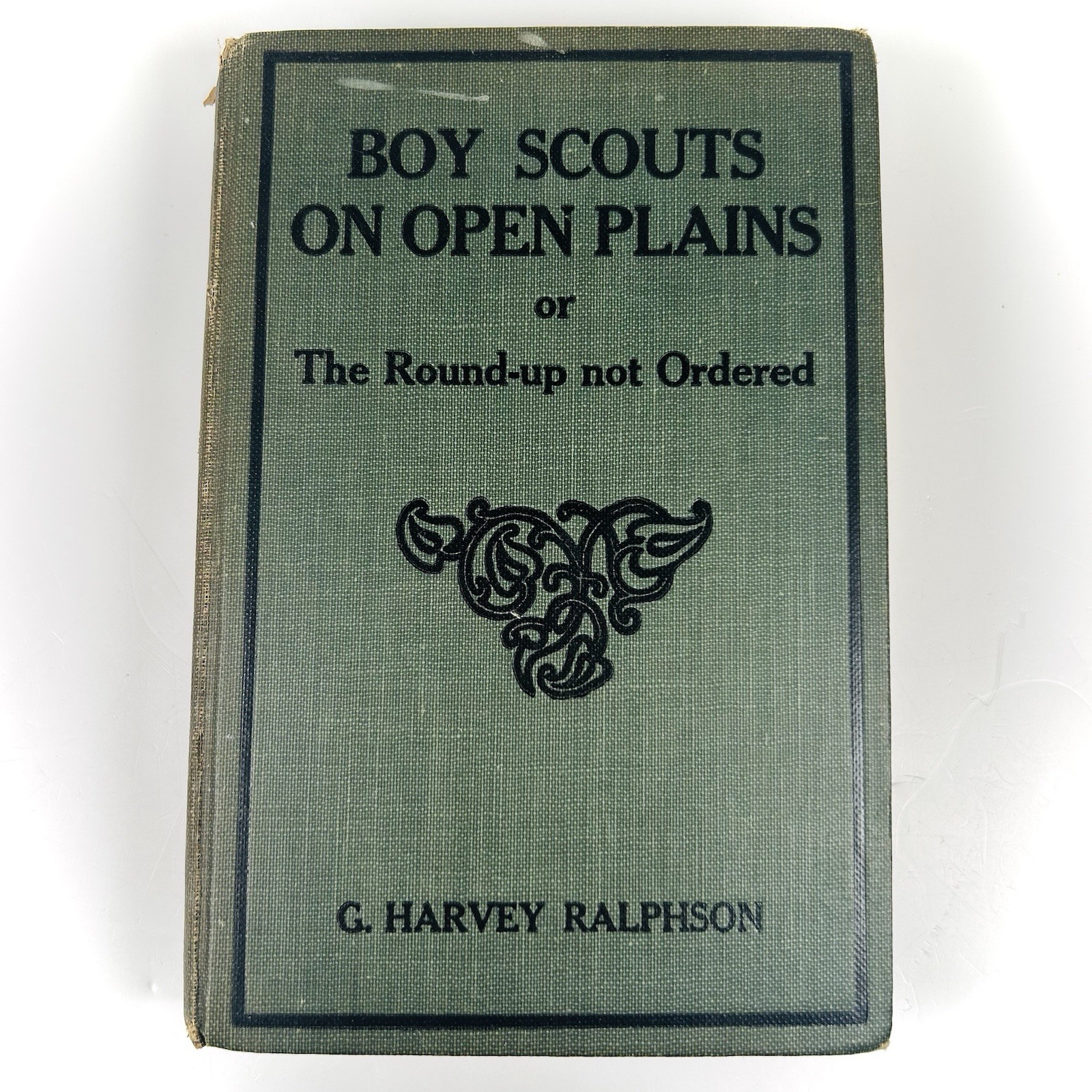 Boy Scouts On Open Plains The Round-up Not Ordered Book G. Harvey Ralphson 1914
