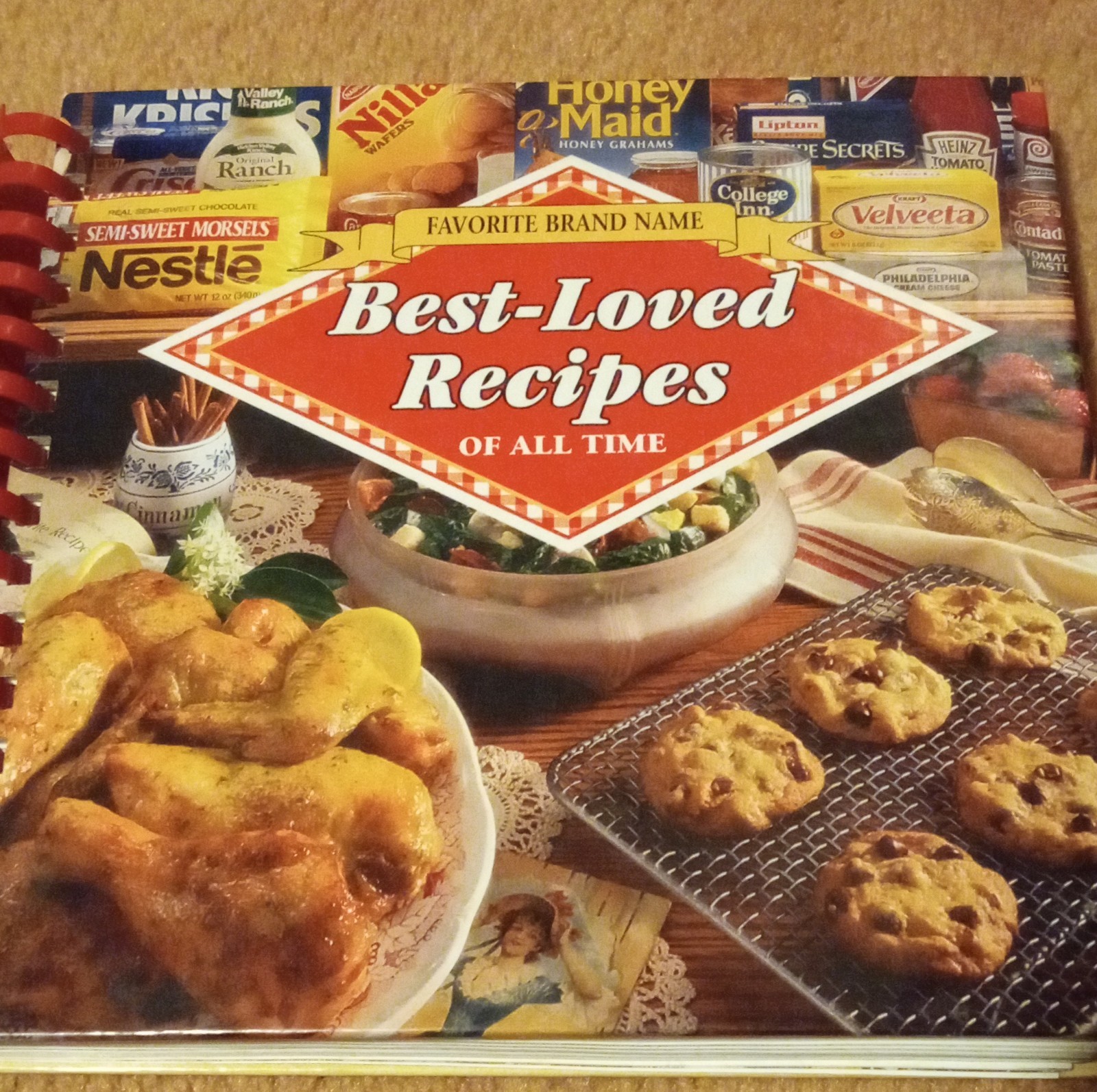 Favorite Brand Name Best-Loved Recipes Cookbook Ring/Wire Bound Illustrated