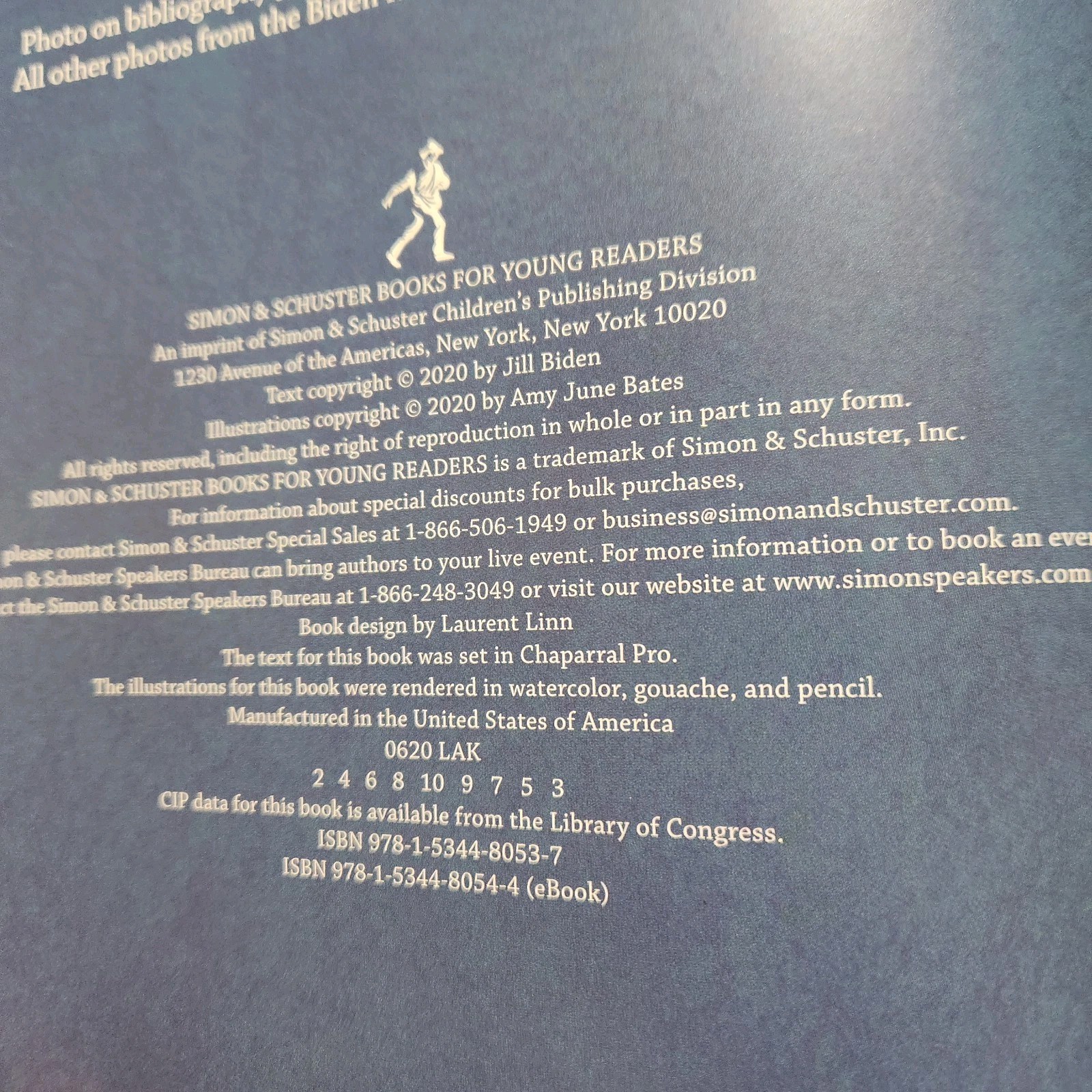 Joey: The Story of Joe Biden By Jill Biden, HC Book Library Edition Dust Cover