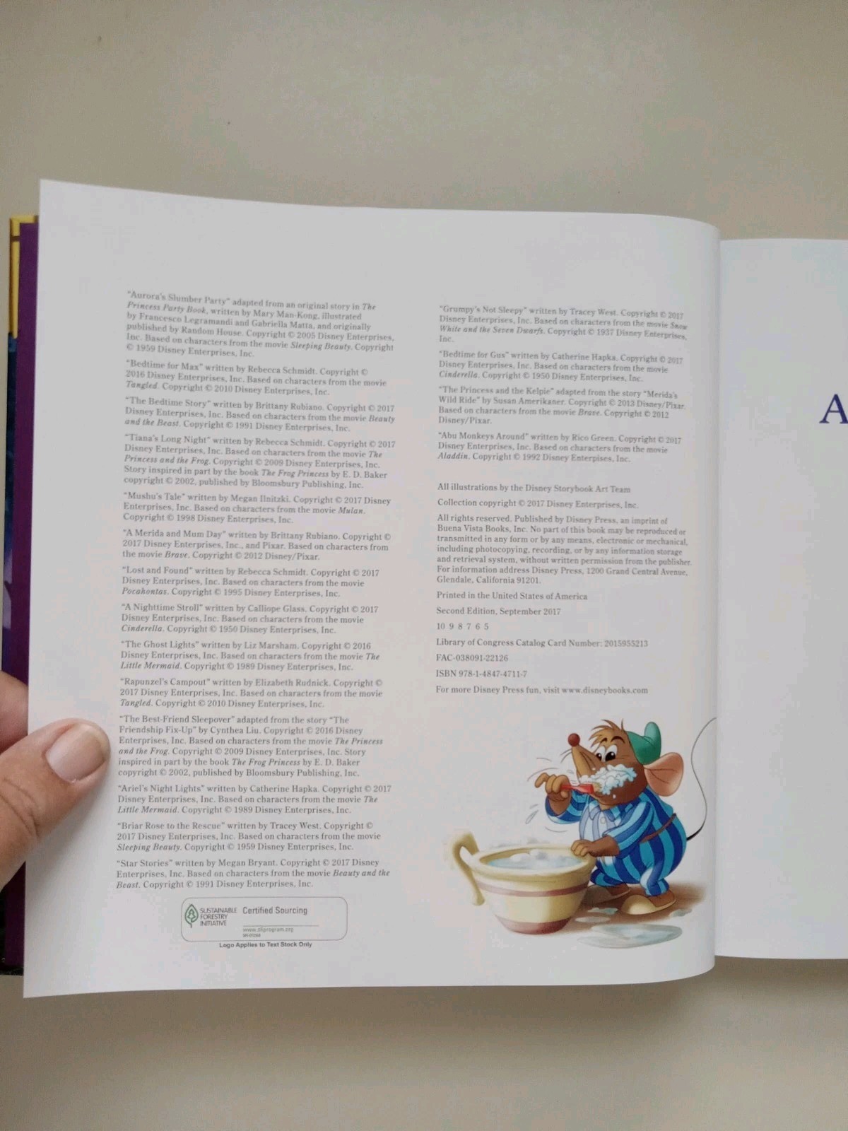 Princess Bedtime Stories-2nd Edition by Disney Books (2017, Hardcover)