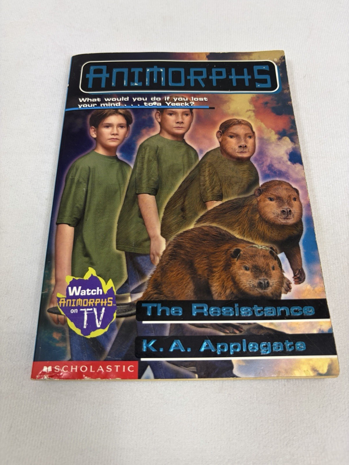 Animorphs #47 The Resistance Paperback Book 1st Printing 1st Edit K.A. Applegate