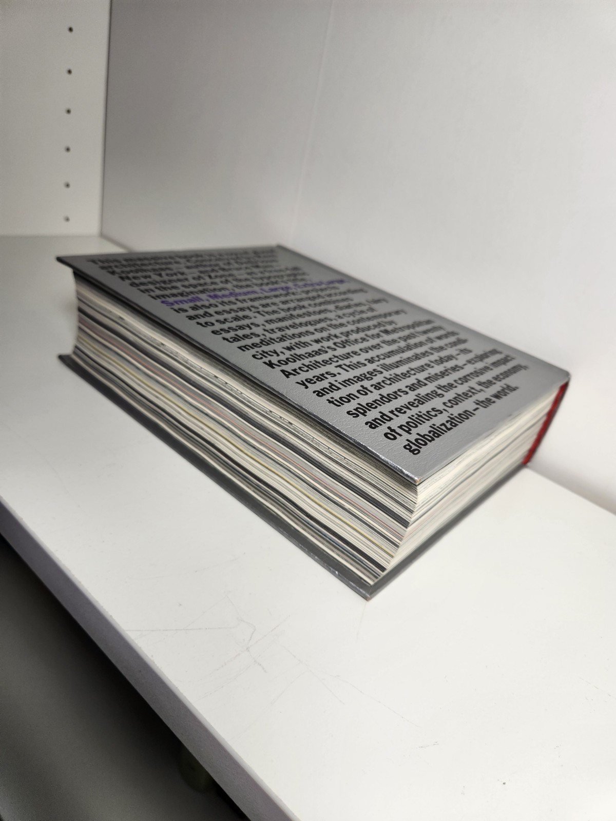 Rem Koolhaas Bruce Mau S,M,L,XL 1998 Second Edition Hardcover Book