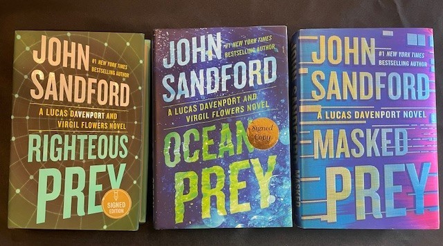 Lot of 3 John Sandford “Lucas Davenport” novels (Signed/First Editions)
