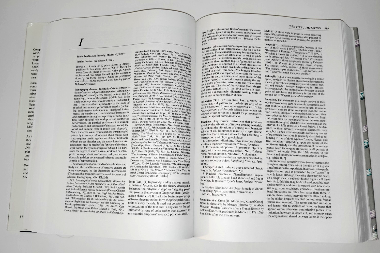 The New Harvard Dictionary Of Music by Don Michael Randel 1986 Hardcover