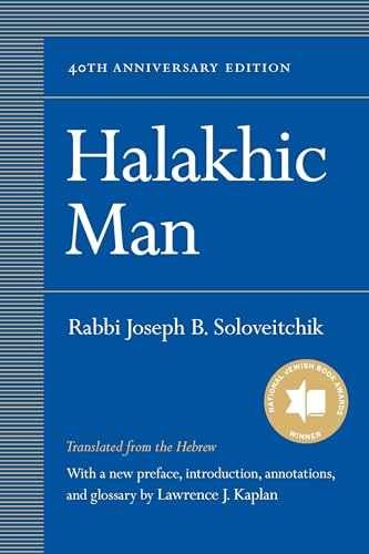 Halakhic Man – Hardcover, by Soloveitchik Rabbi Joseph B. – Very Good
