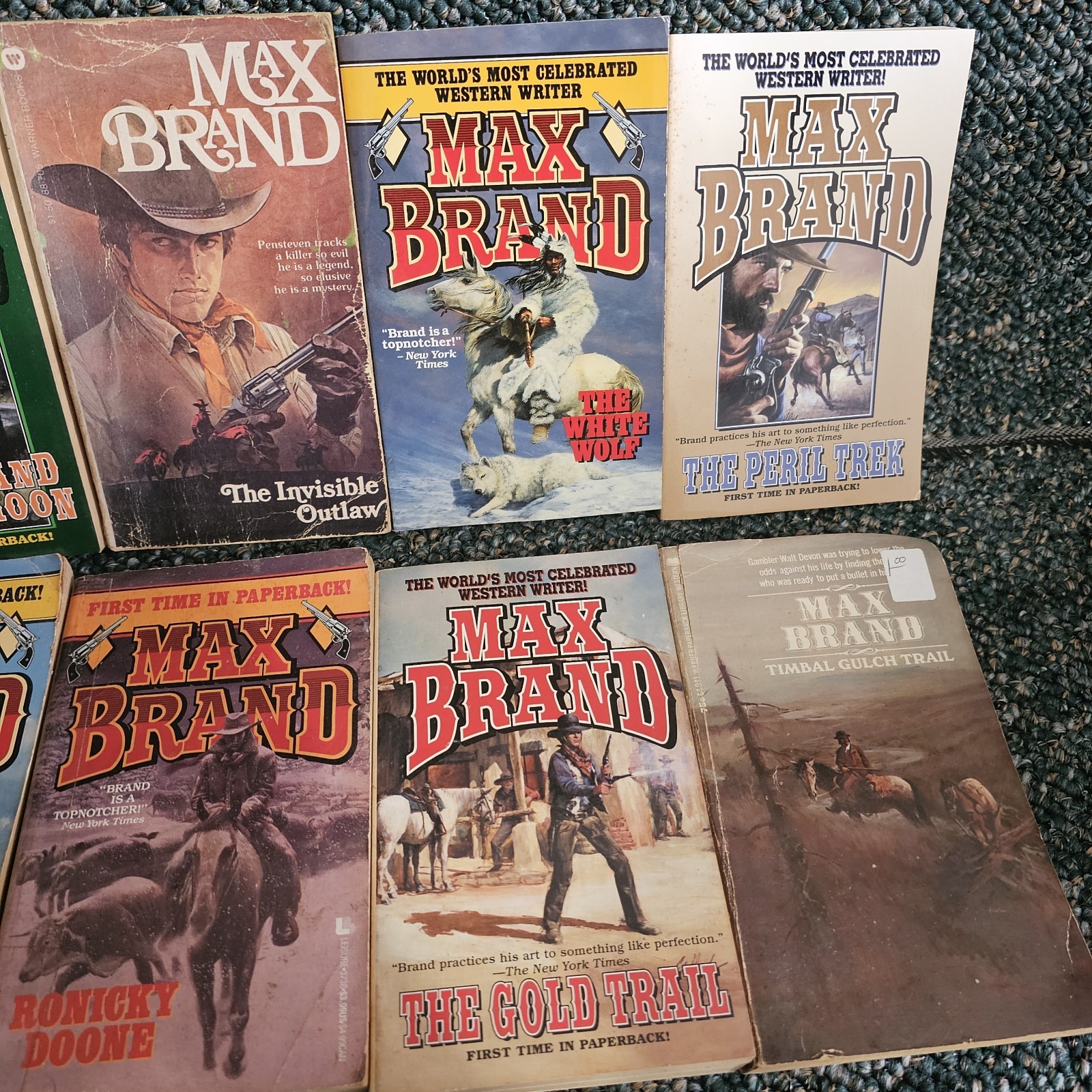 Max Brand 12 Book Lot