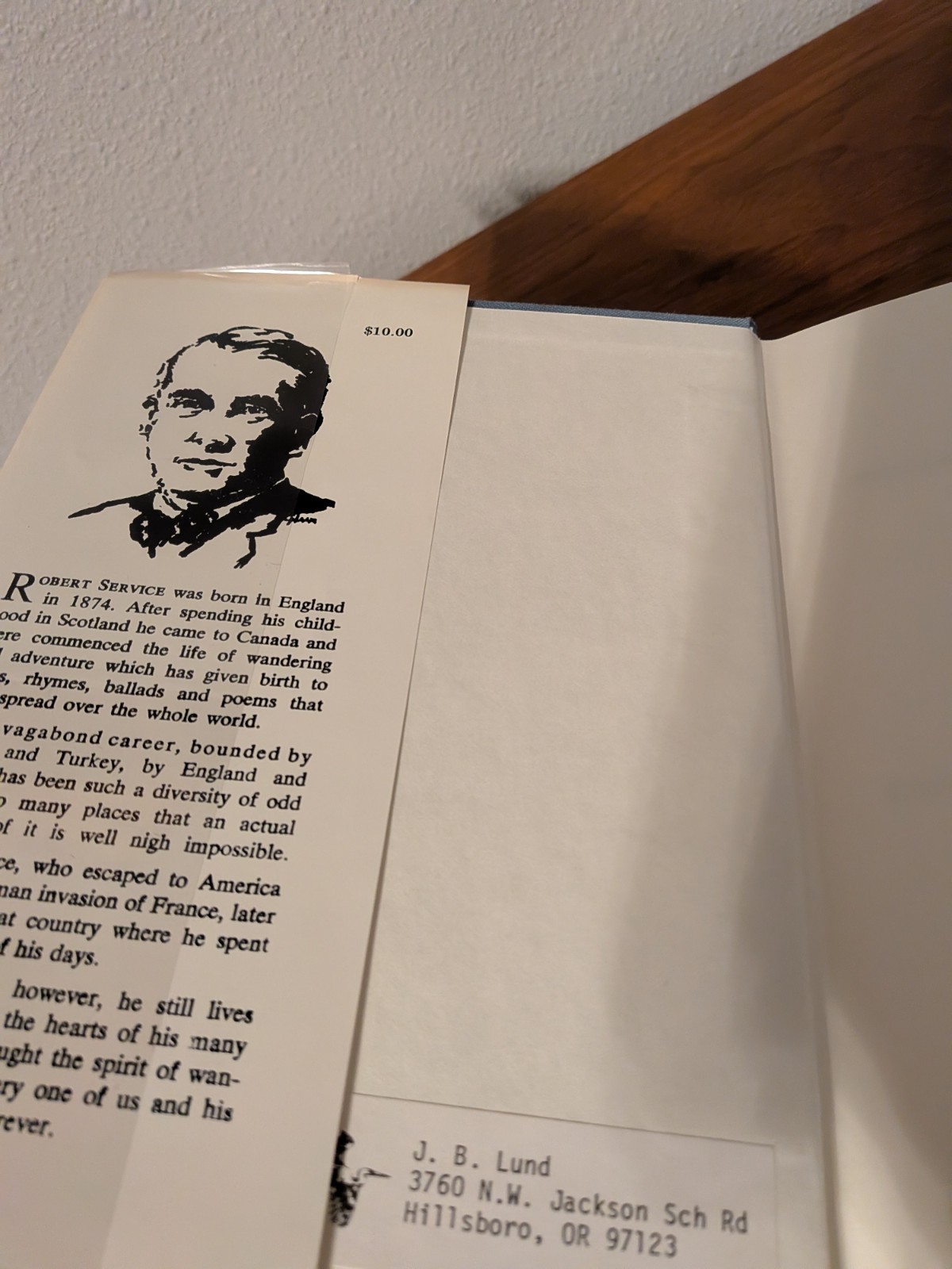 Collected Poems – Robert Service – 1940 HC/DJ – Dodd Mead – Yukon Poetry Classic