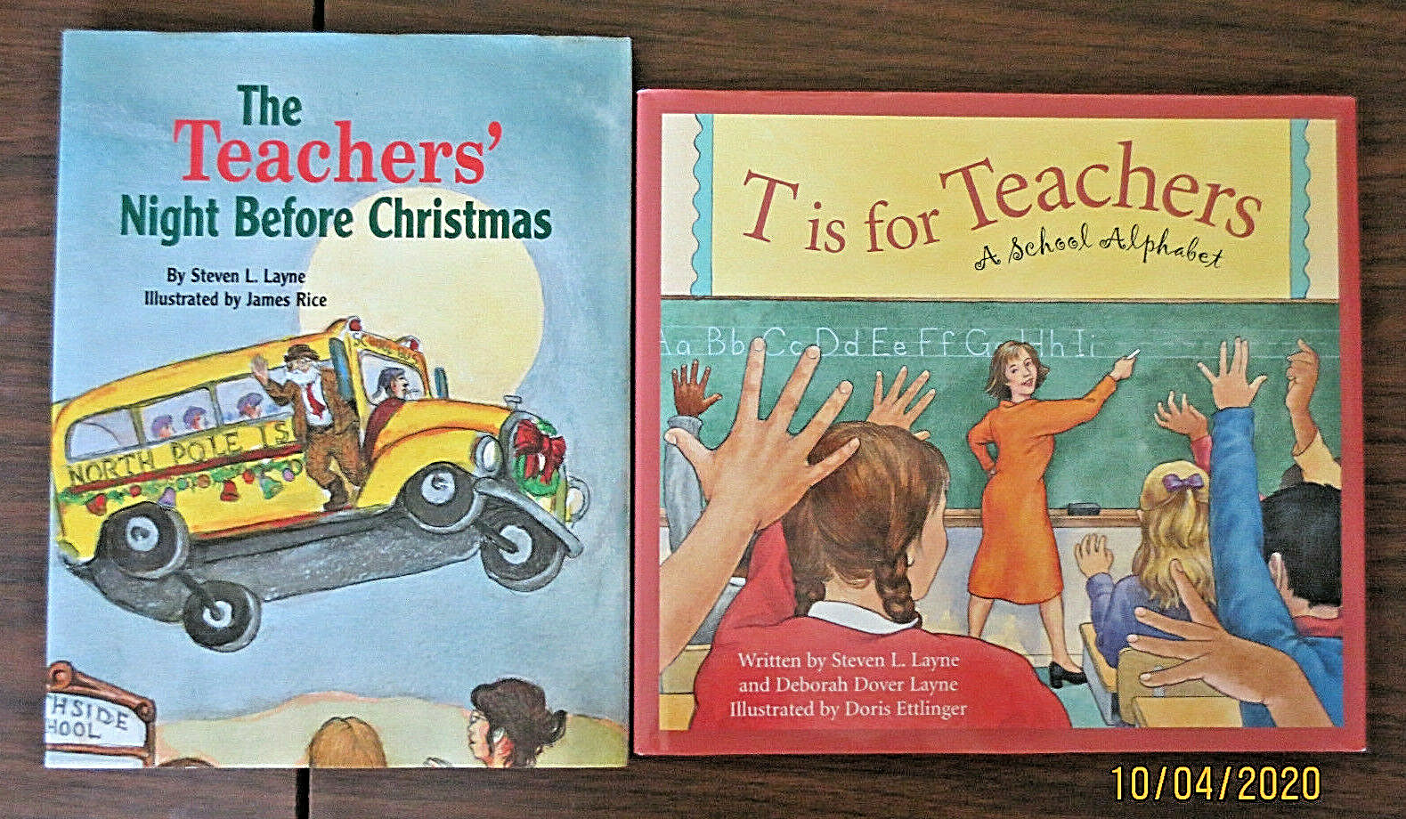 The Teachers’ Night Before Christmas & T is for Teachers A School Alphabet Lot 2