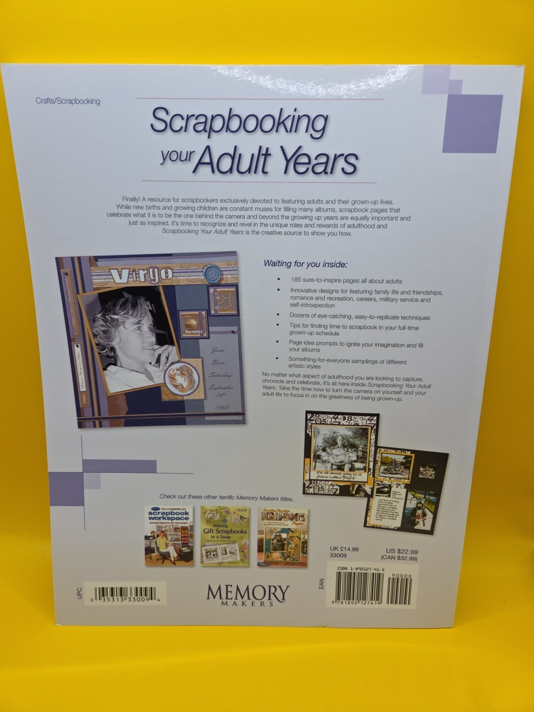 MM Scrapbooking Your Adult Years 185 Outstanding Ideas for Pages Paperback Book