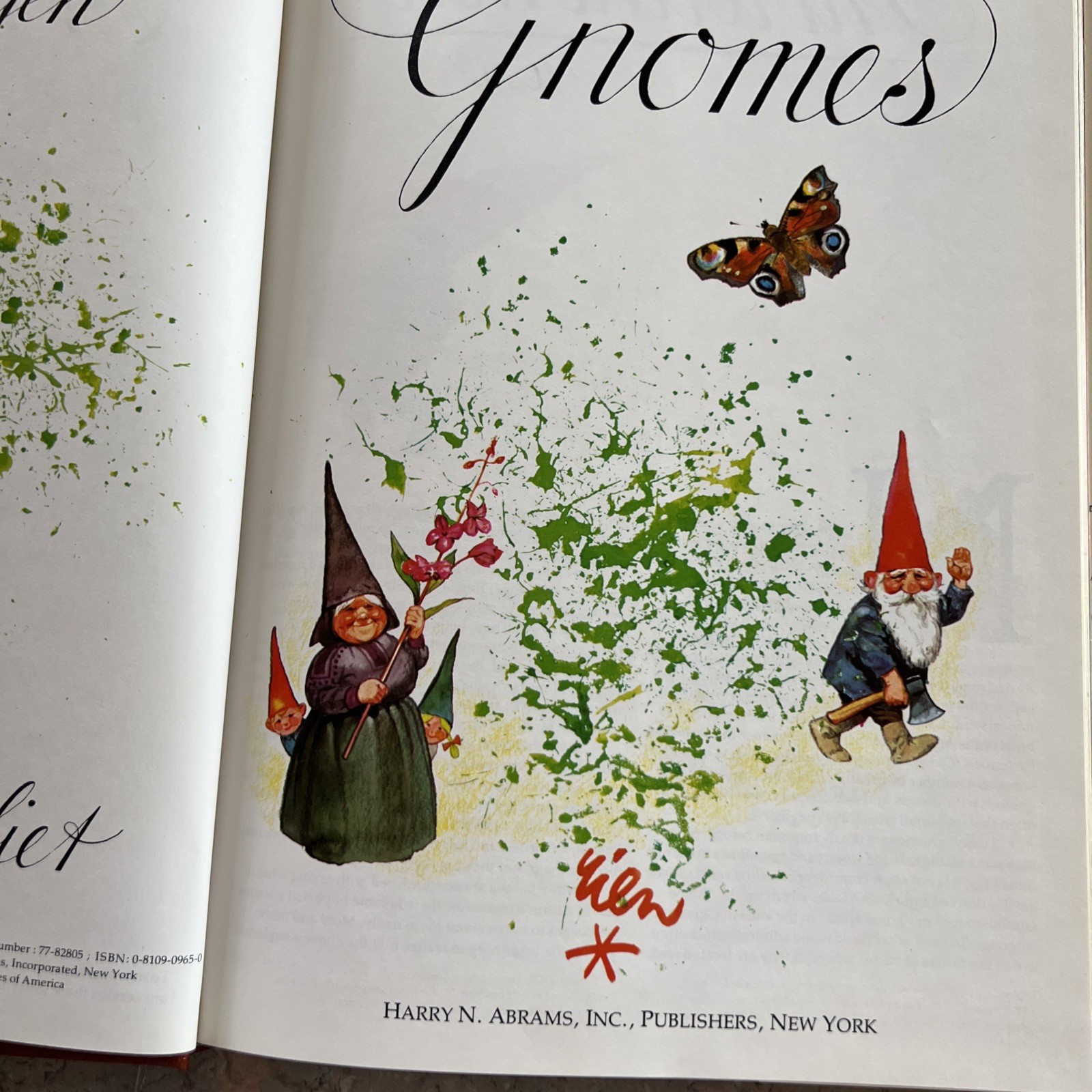 Gnomes by Will Huygen & Rien Poortvliet 1977 1st USA print Hardcover