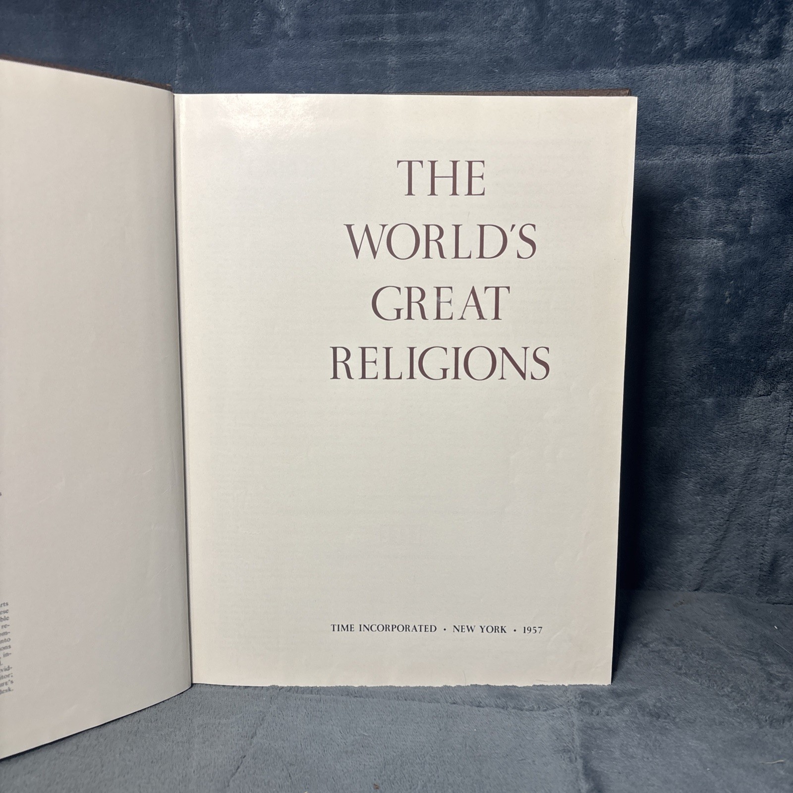 Vtg 1957 Book LIFE “The World’s Great Religions” Time Incorporated