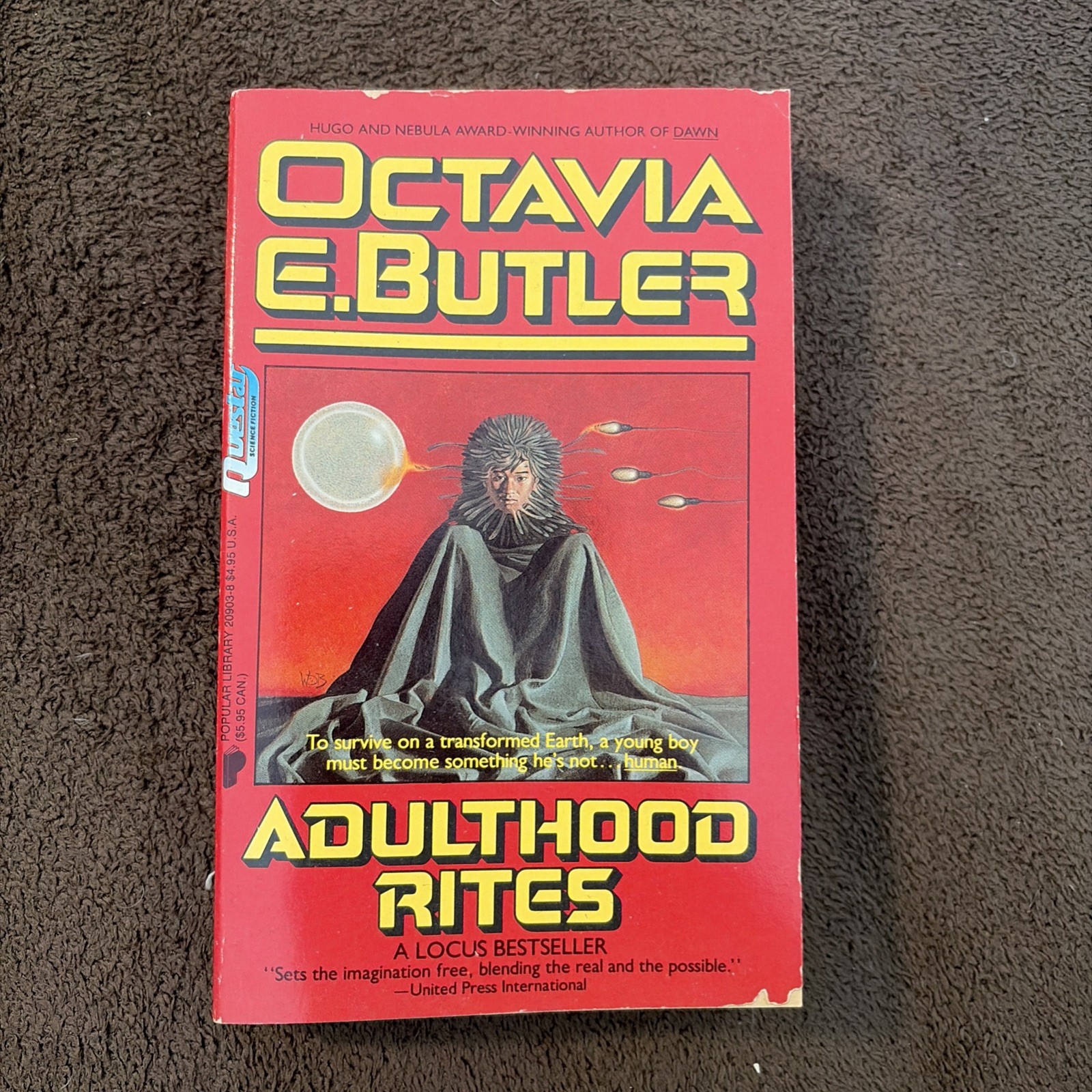 Adulthood Rites Mass Market Paperbound Octavia E Butler Questar 2nd Printing